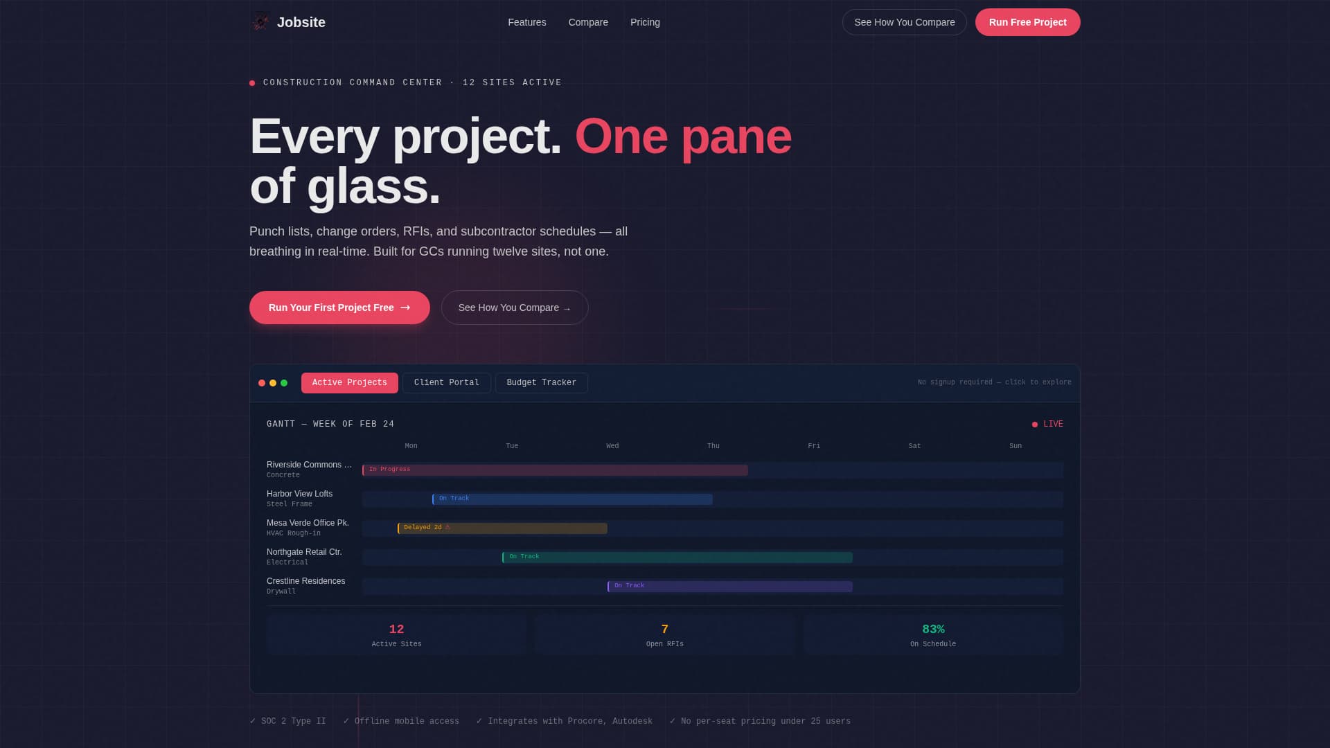 Build — Skilled Construction Landing Page Template