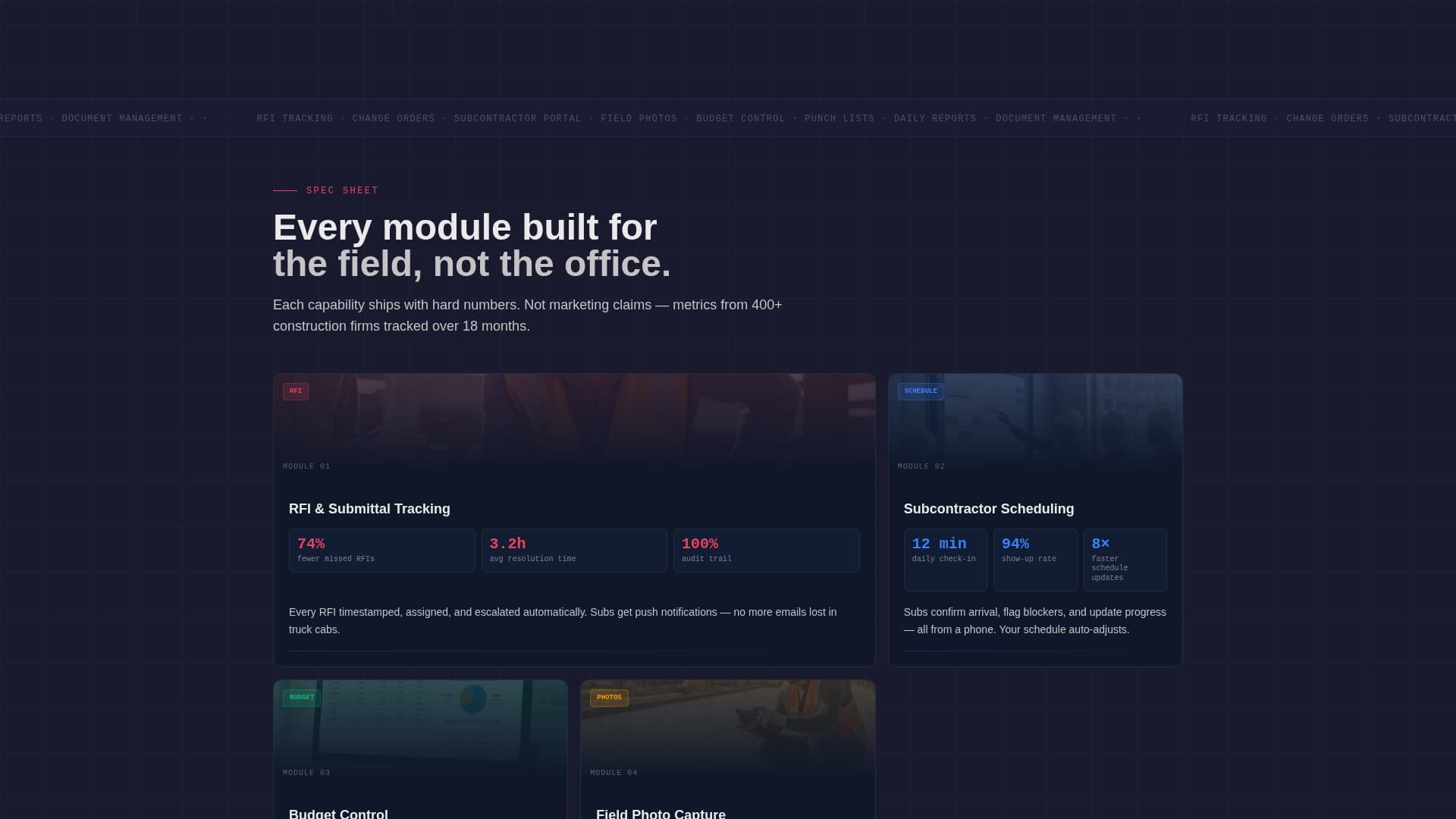 Build — Skilled Construction Landing Page Template