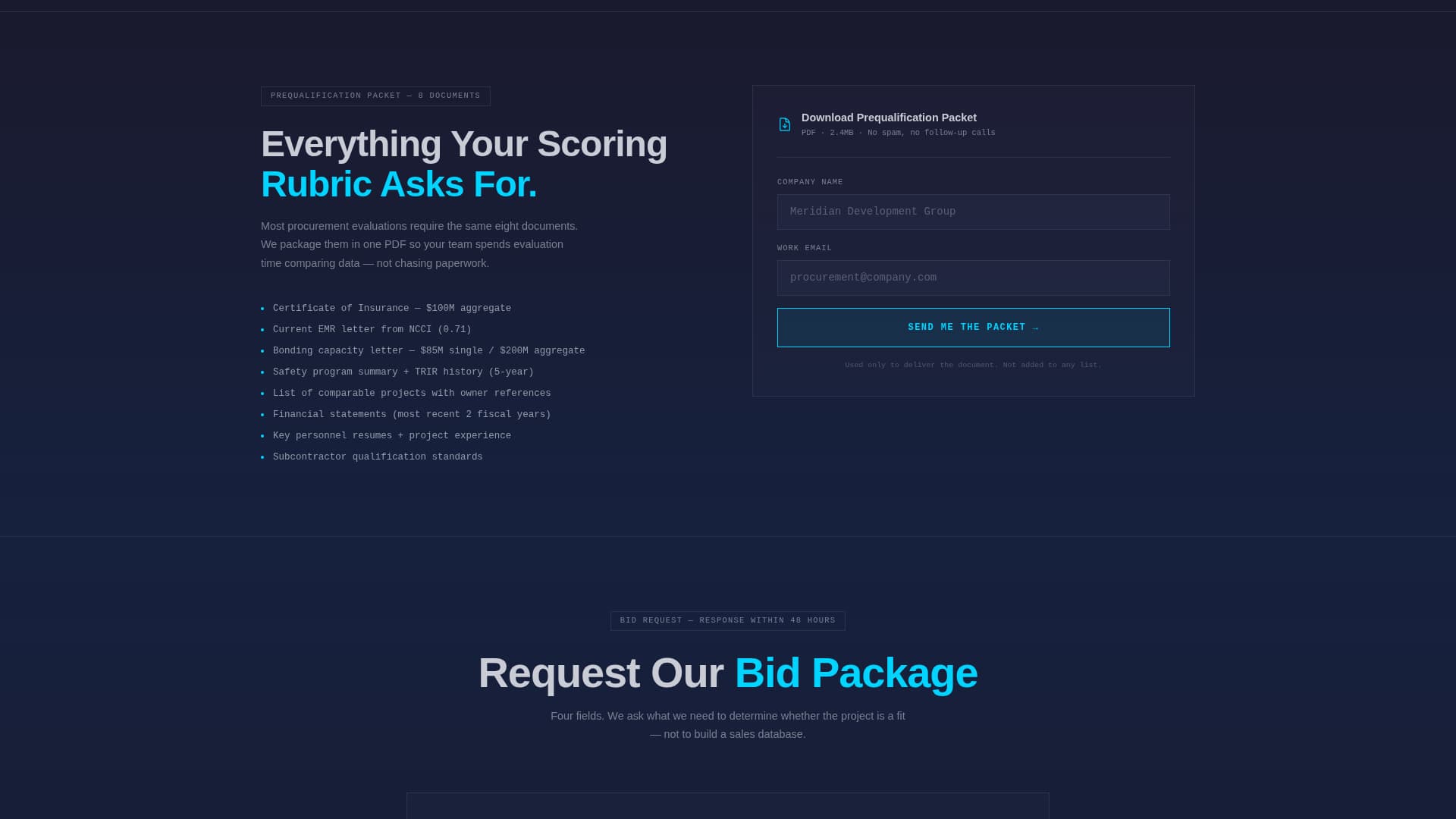 Construction Company Professional Website Template