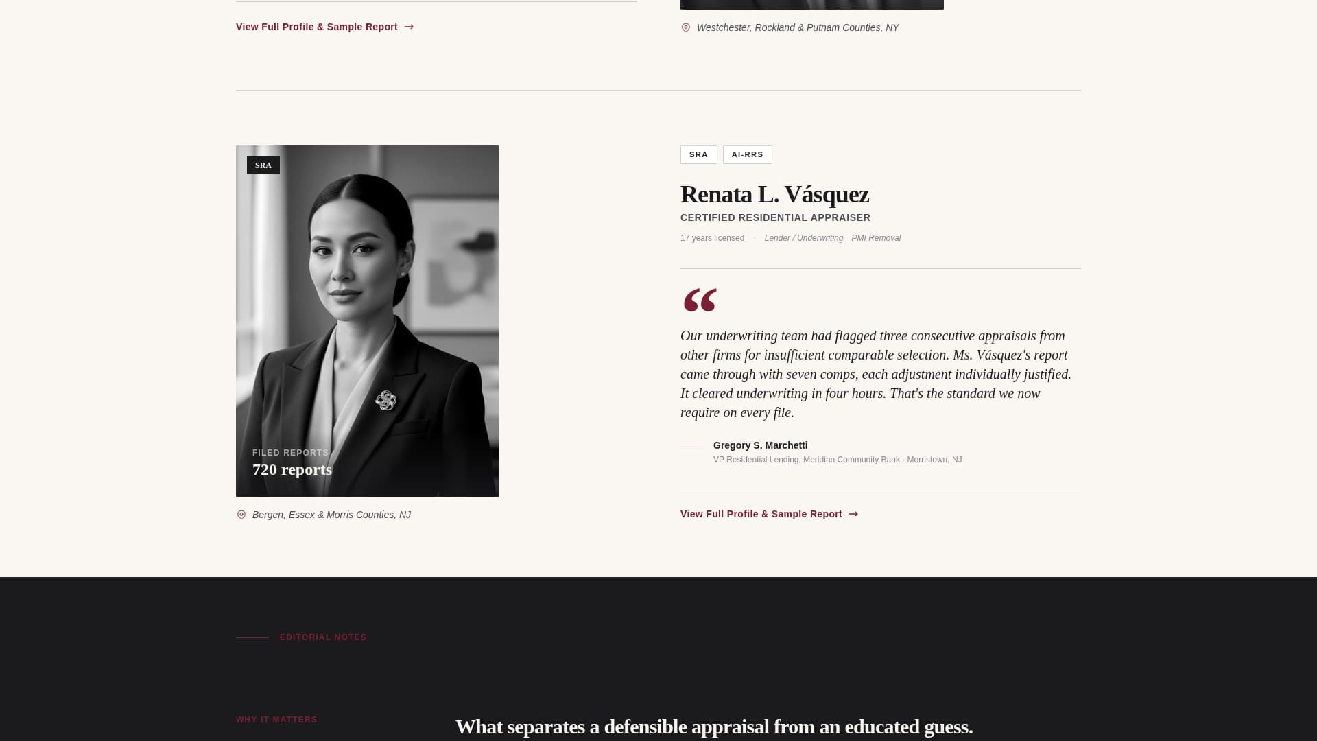 Appraise - Precise Appraiser Landing Page Template