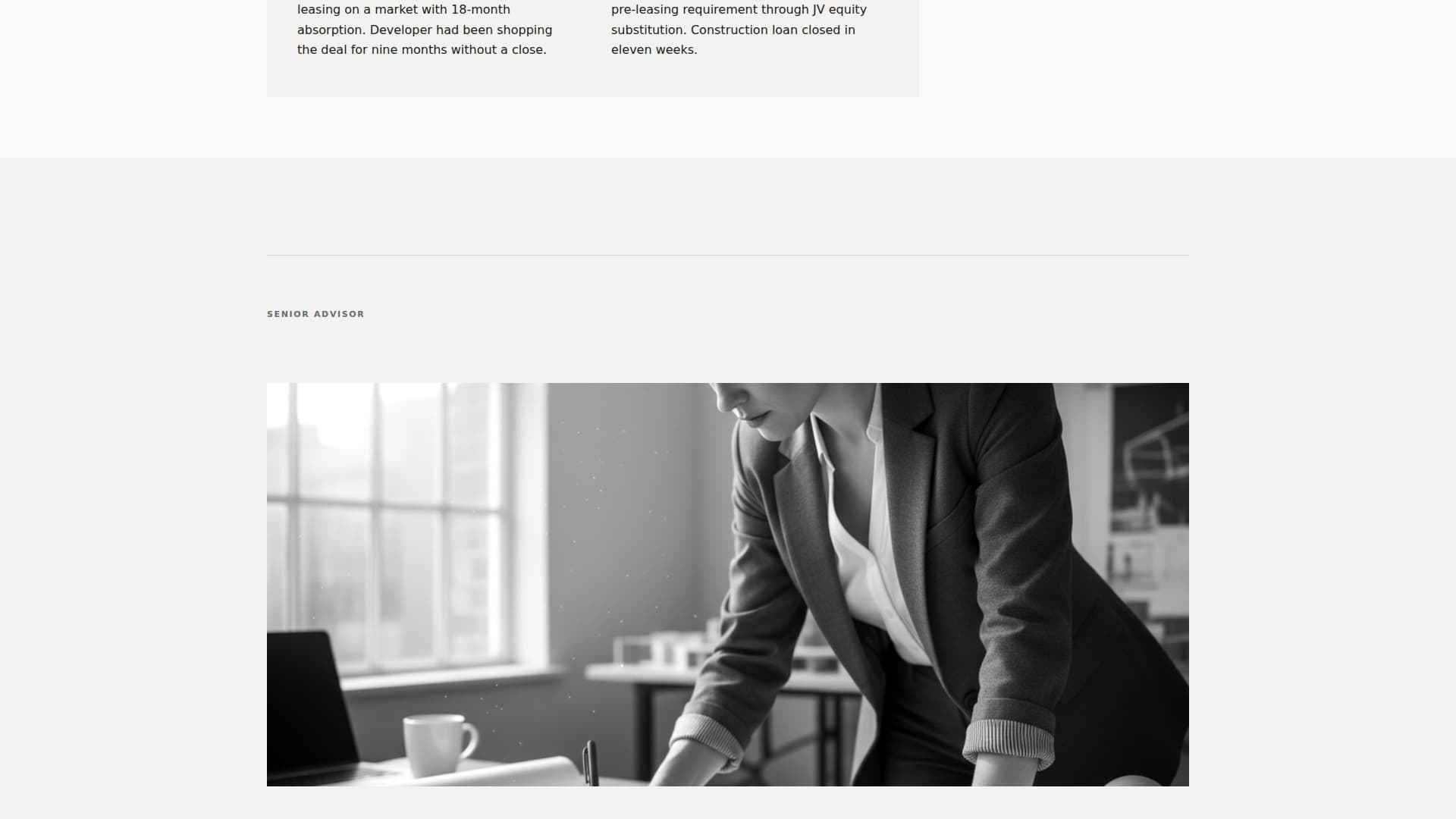 Counsel - Editorial Strategy Landing Page Template