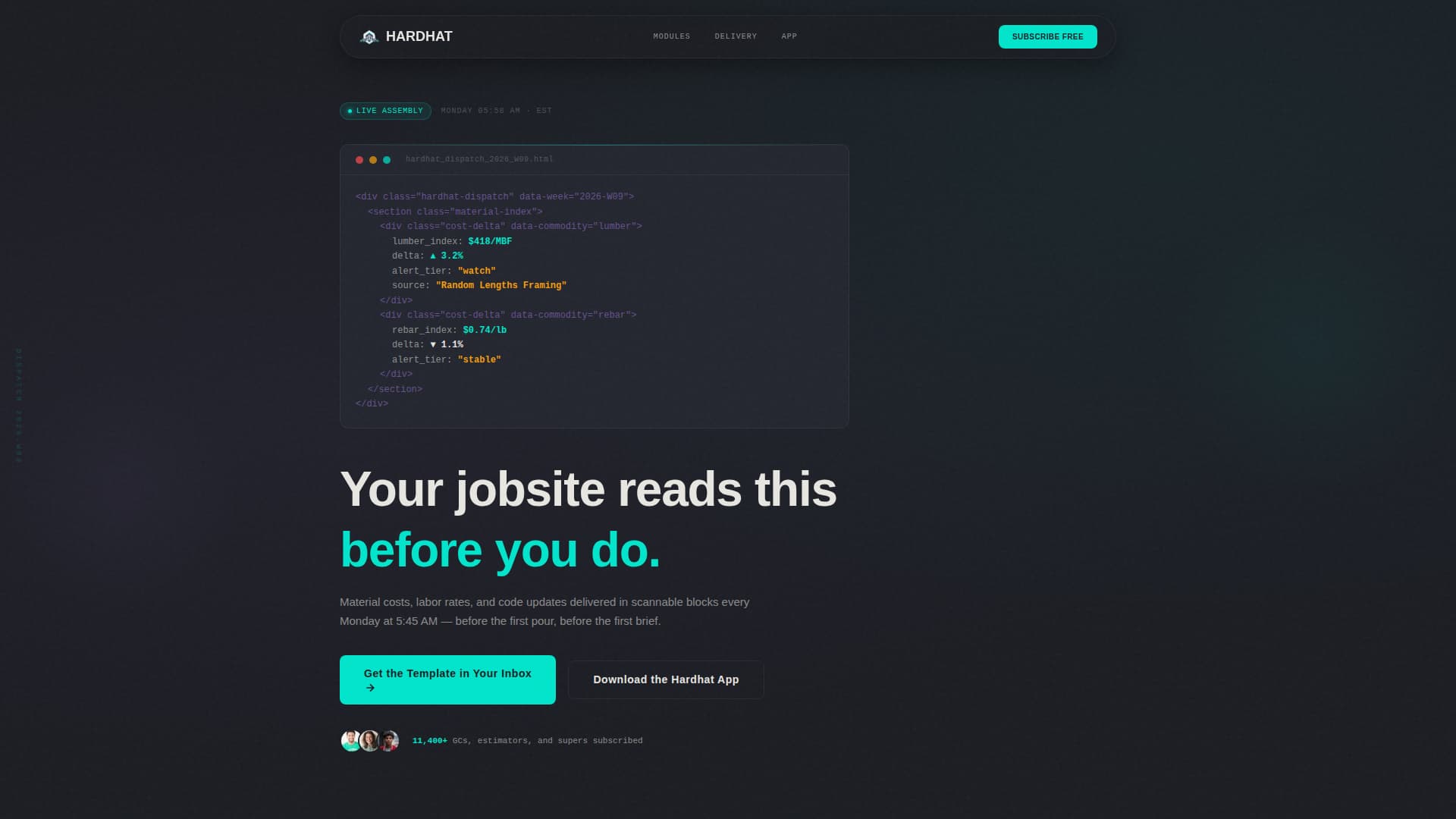 Construction Digital Presence Specialist Professional Website Template