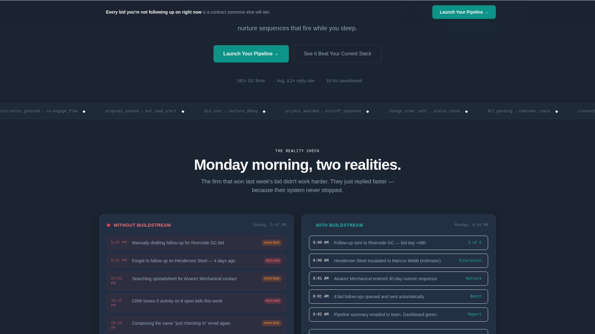 Buildstream - Automated Construction Landing Page Template