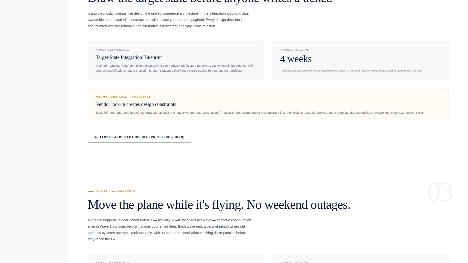 Transform - Executive Retailconsulting Landing Page Template