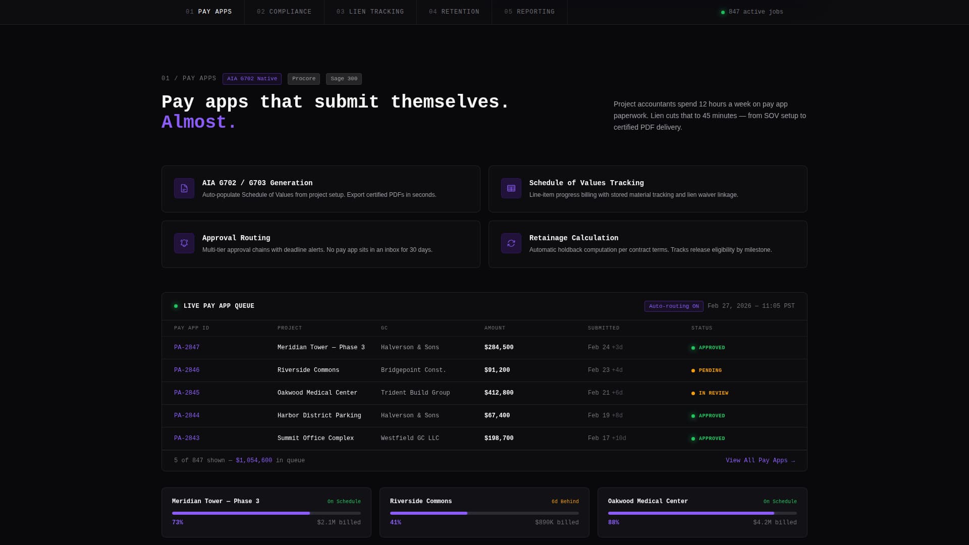 Lien - Powerful Construction Landing Page Template