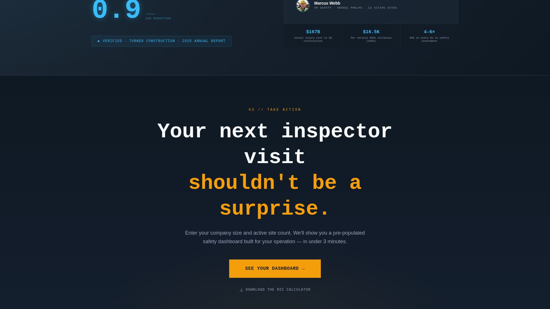 Hardhat - Powerful Safety Landing Page Template