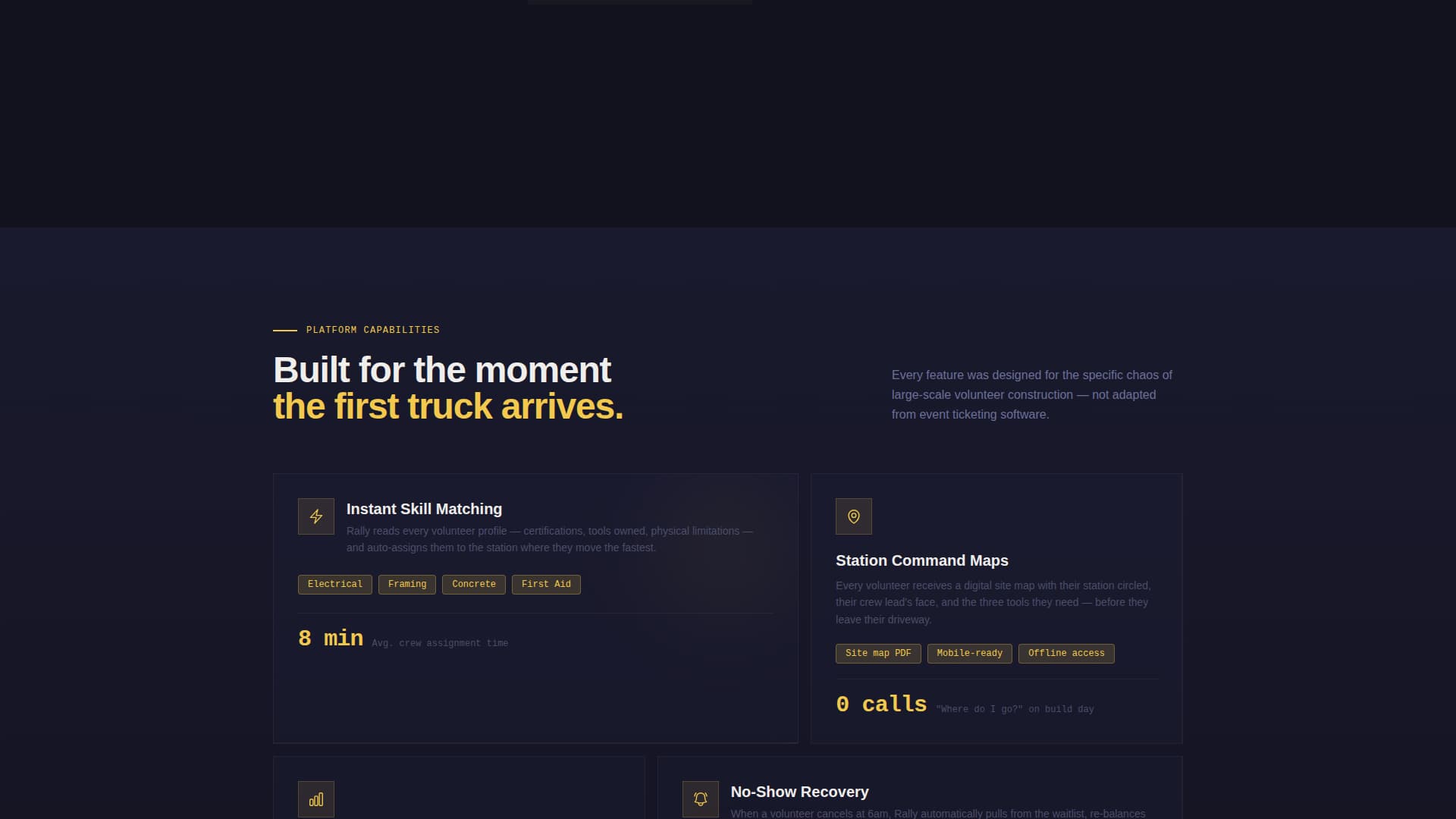 Construction - Modern Volunteer Landing Page Template