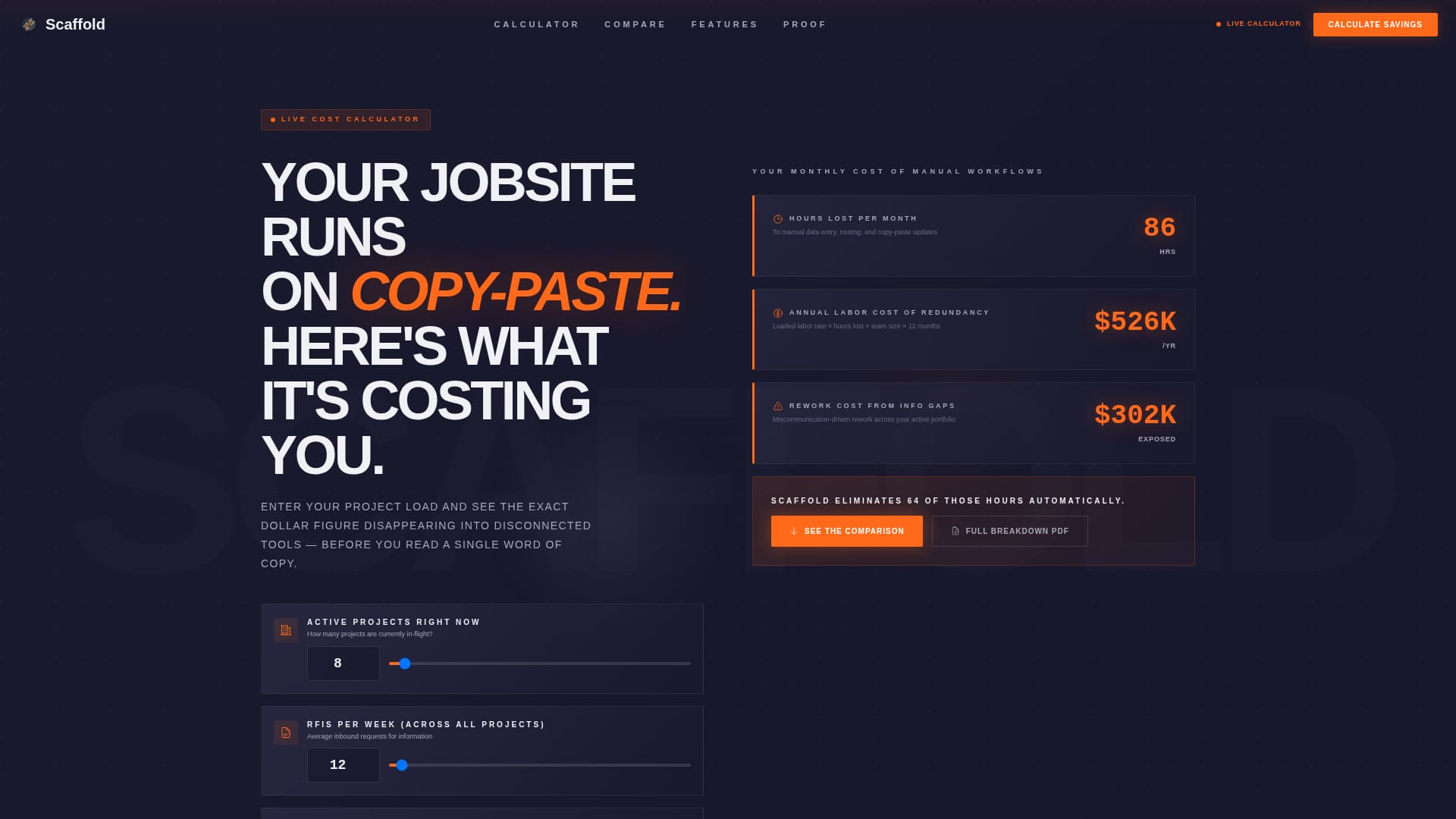 Architect — Master Builder Landing Page Template