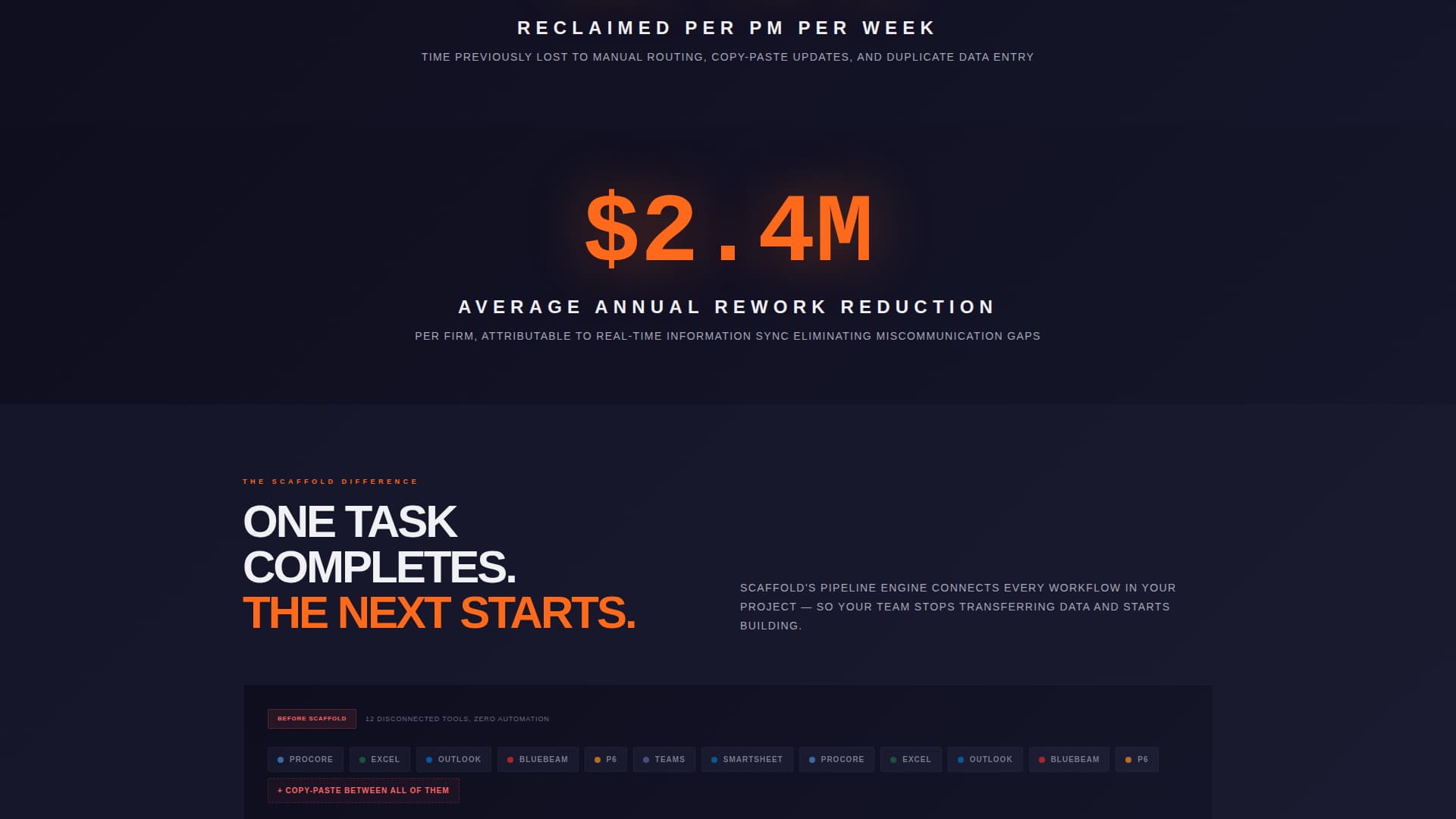 Architect — Master Builder Landing Page Template