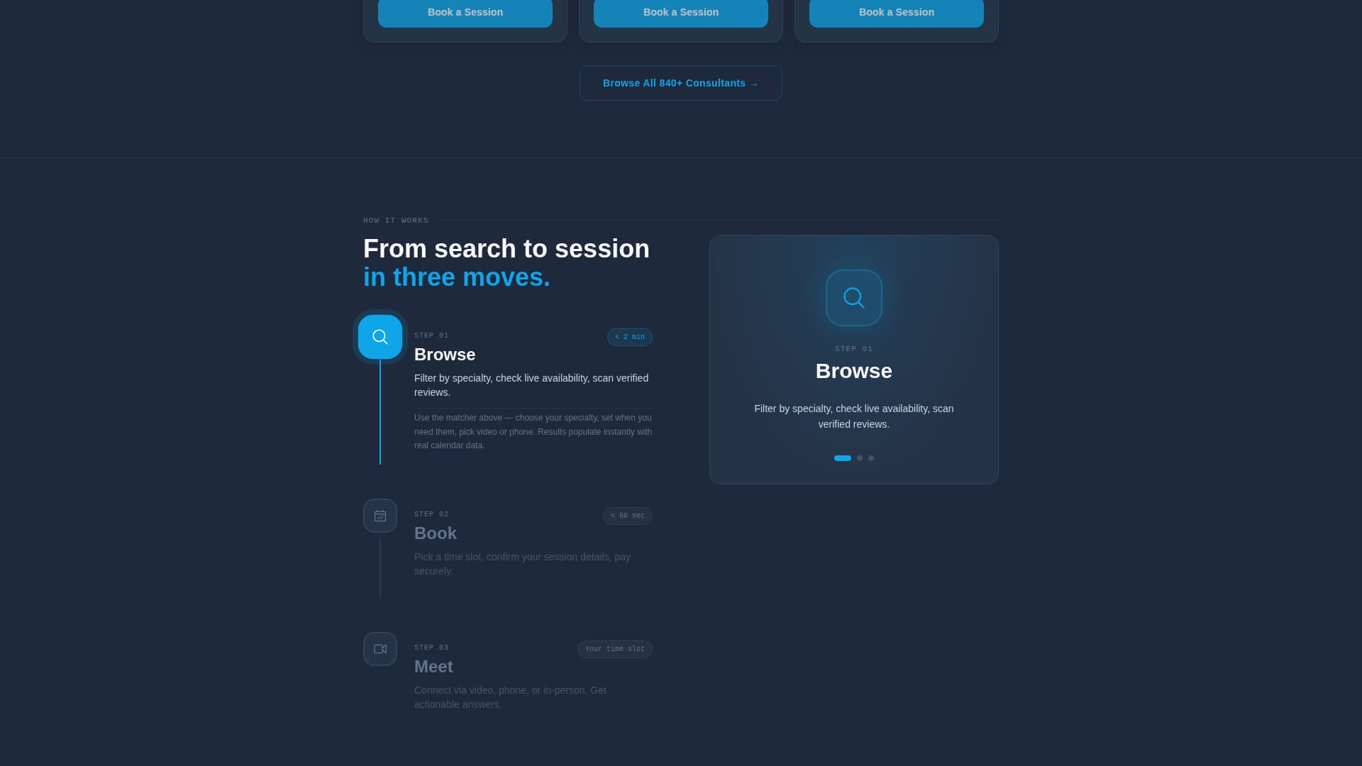 Consult - Powerful Booking Landing Page Template