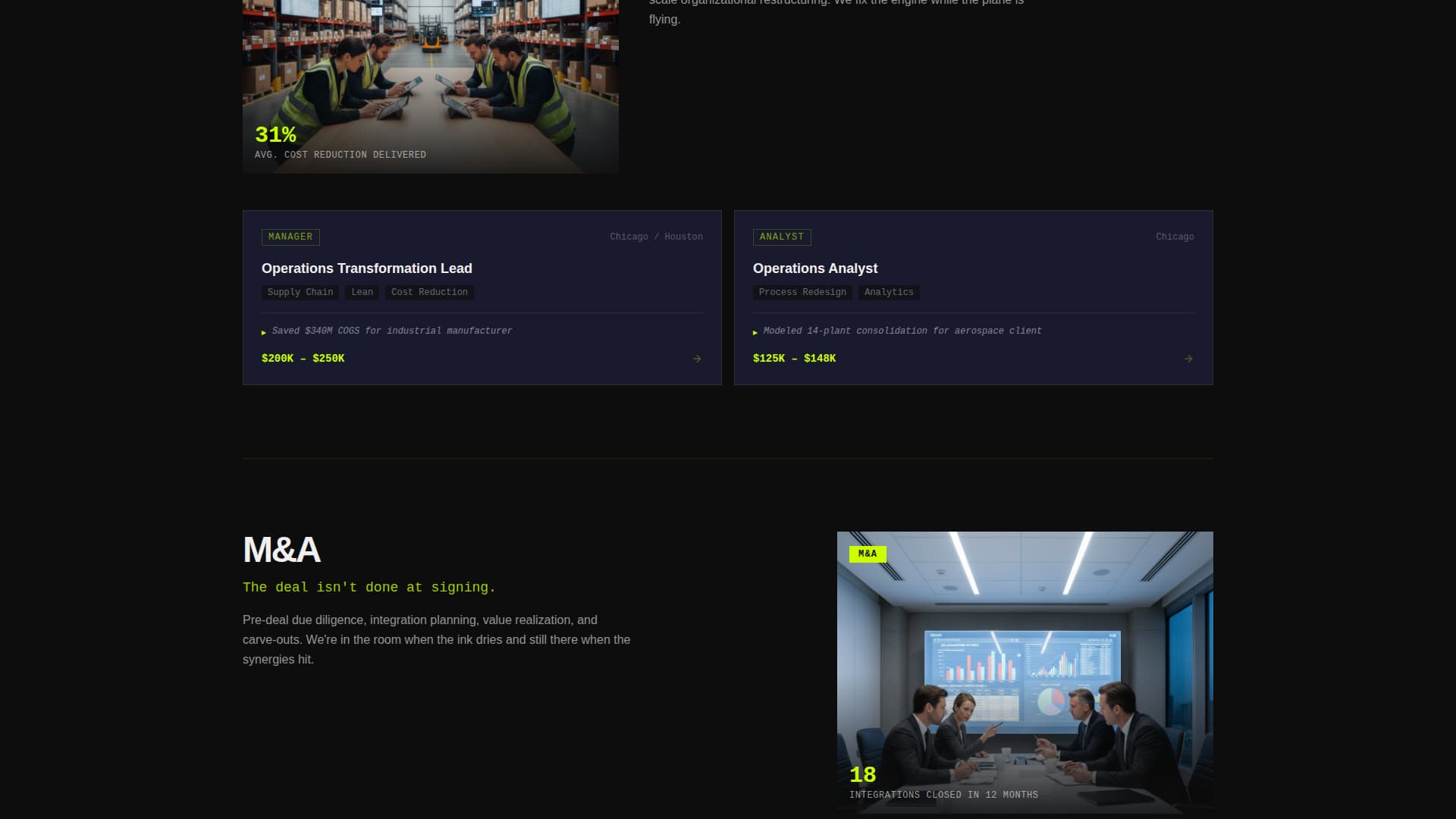 Elite Consulting Firm Talent Recruitment Website Template
