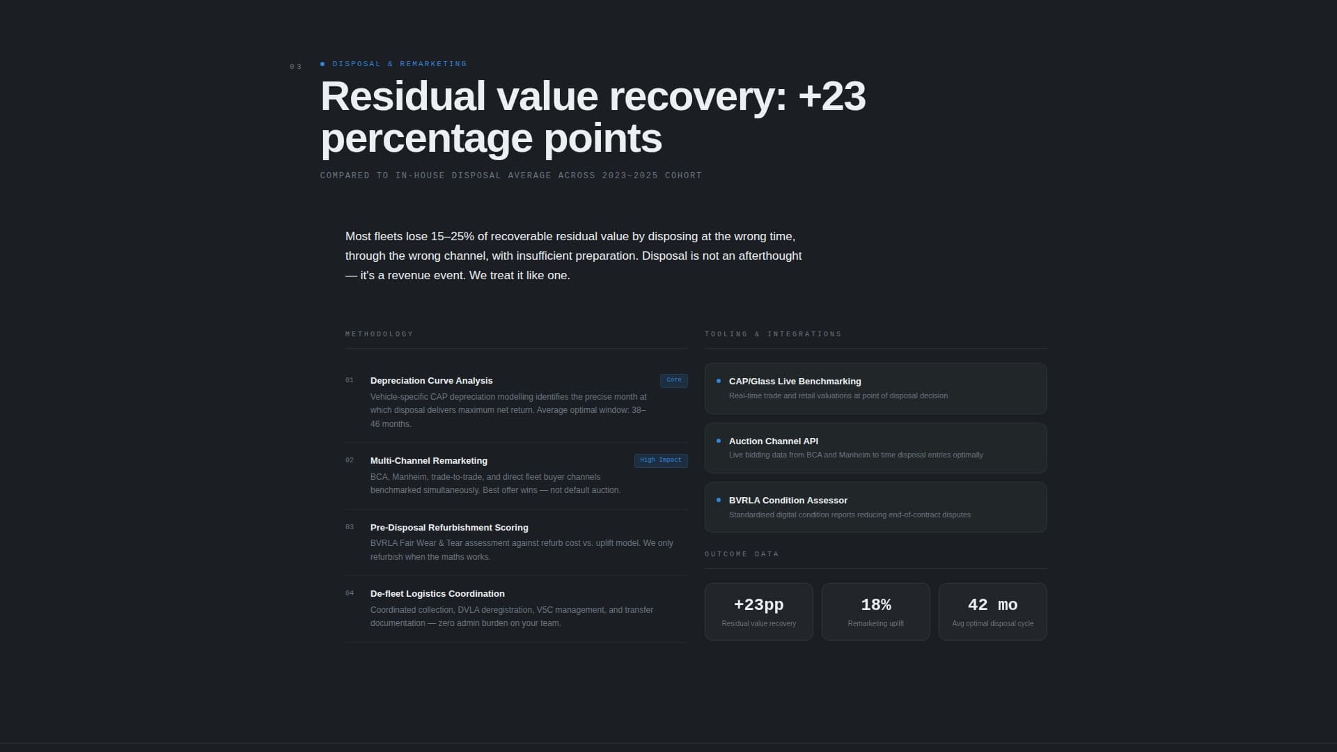 Fleet - Precision Fleet Management Landing Page Template