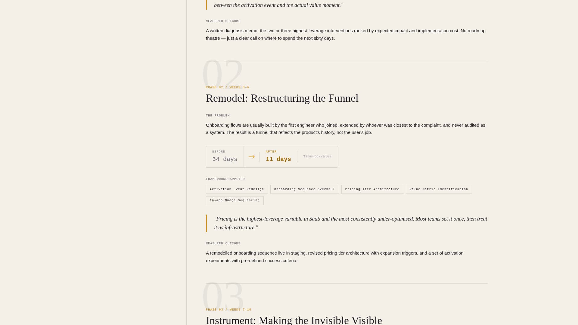 SaaS Consulting Portfolio Website Template