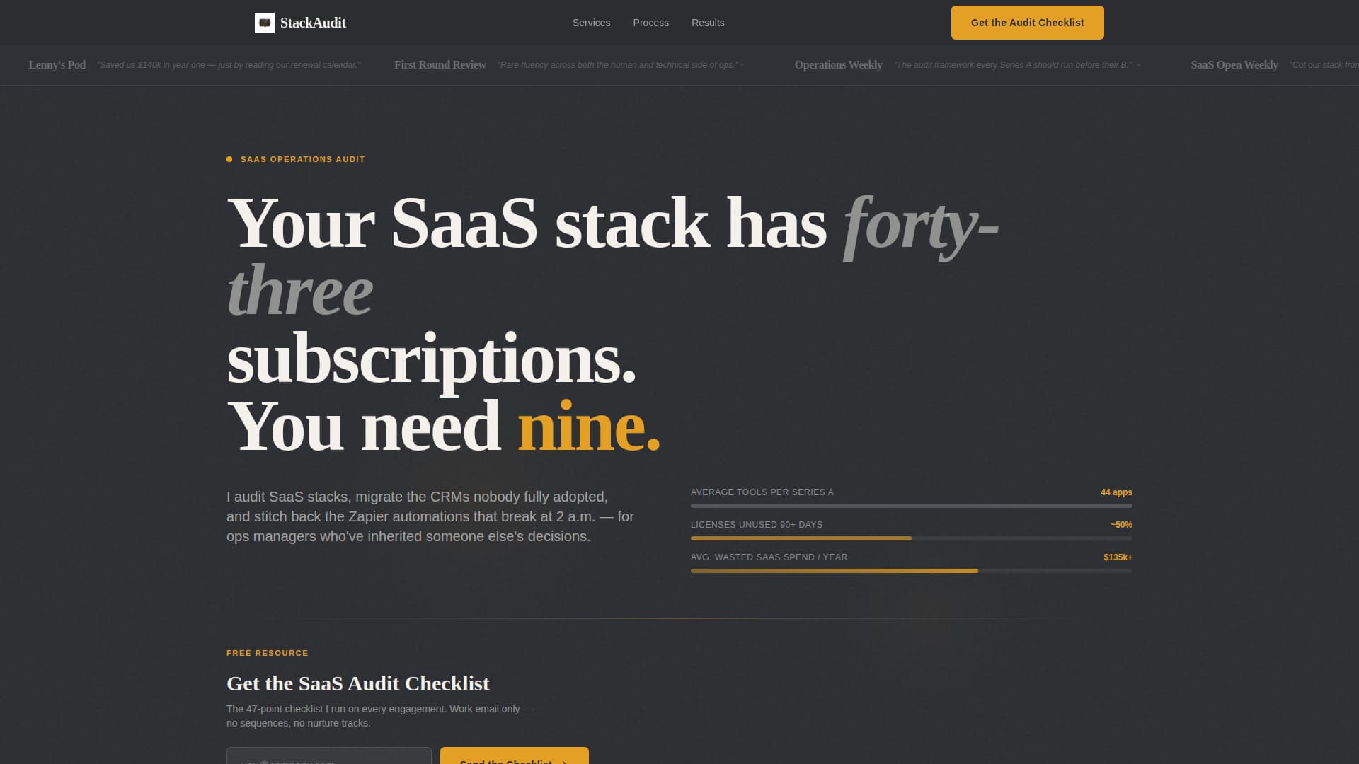 SaaS Consulting FAQ Website Template