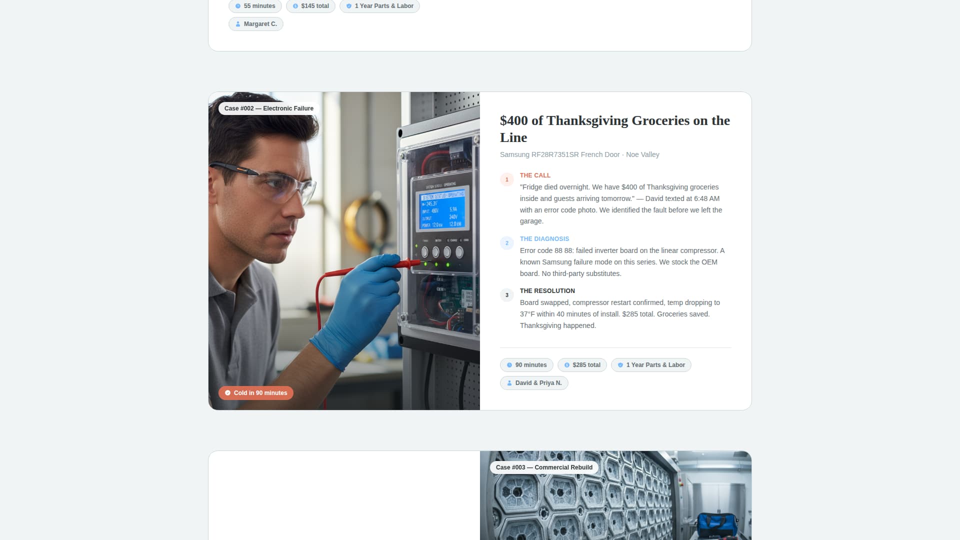 Fix — Dependable Appliance Repair Landing Page Template