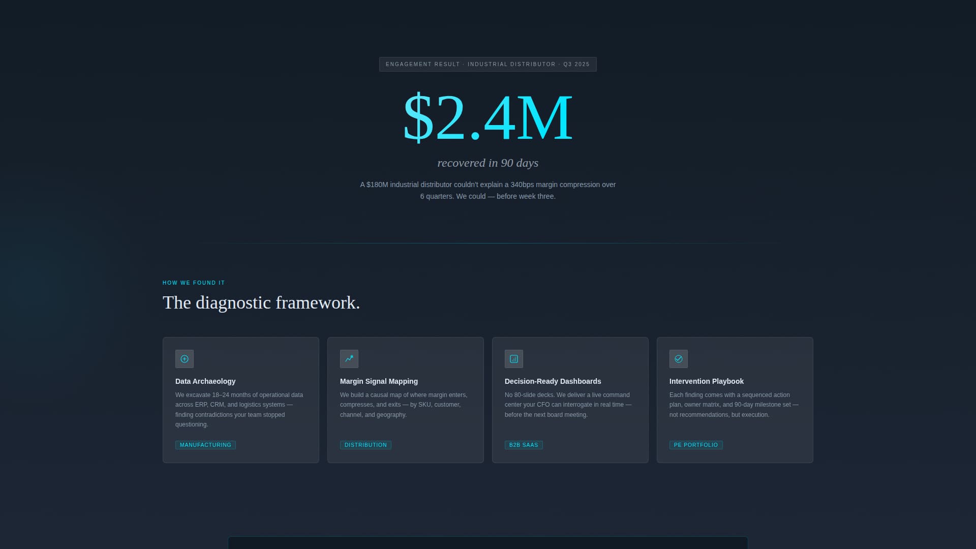Consult - Powerful Analytics Landing Page Template