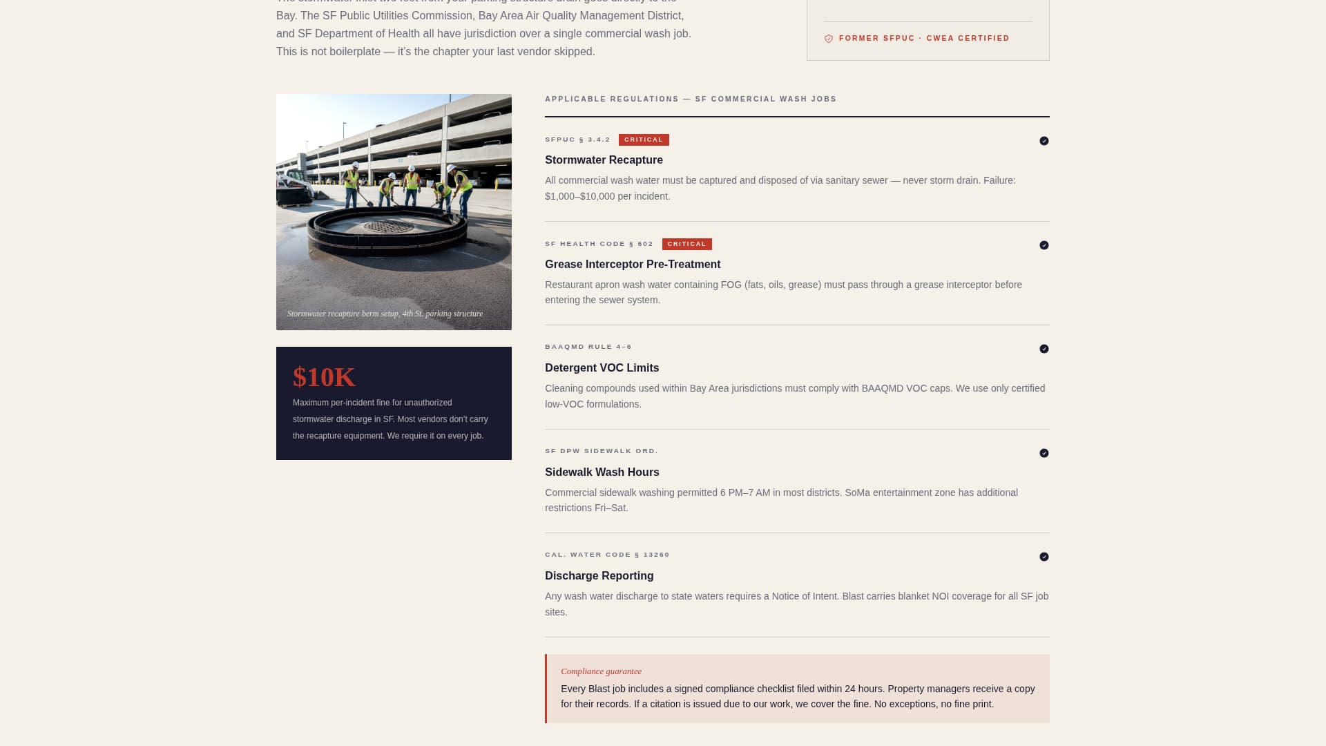 Blast — Insured Power Cleaning Landing Page Template