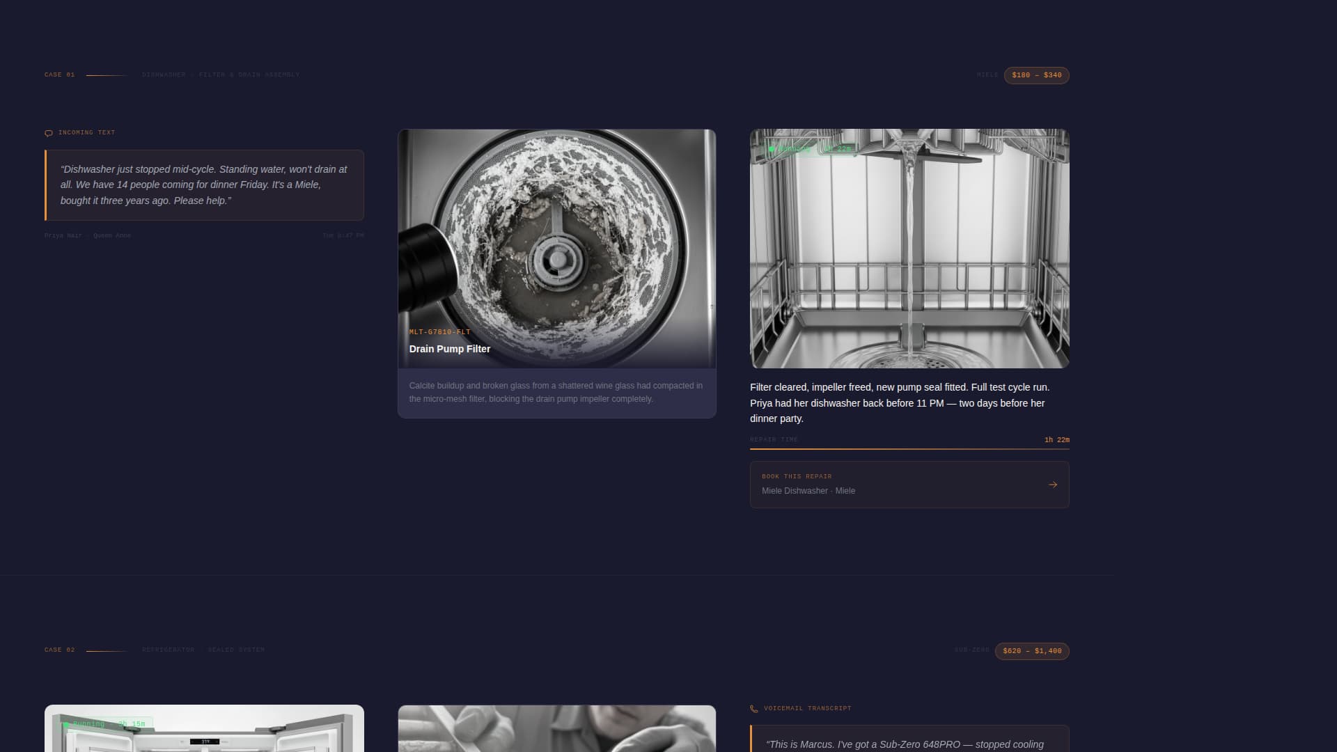 Diagnose - Rapid Appliancerepair Landing Page Template