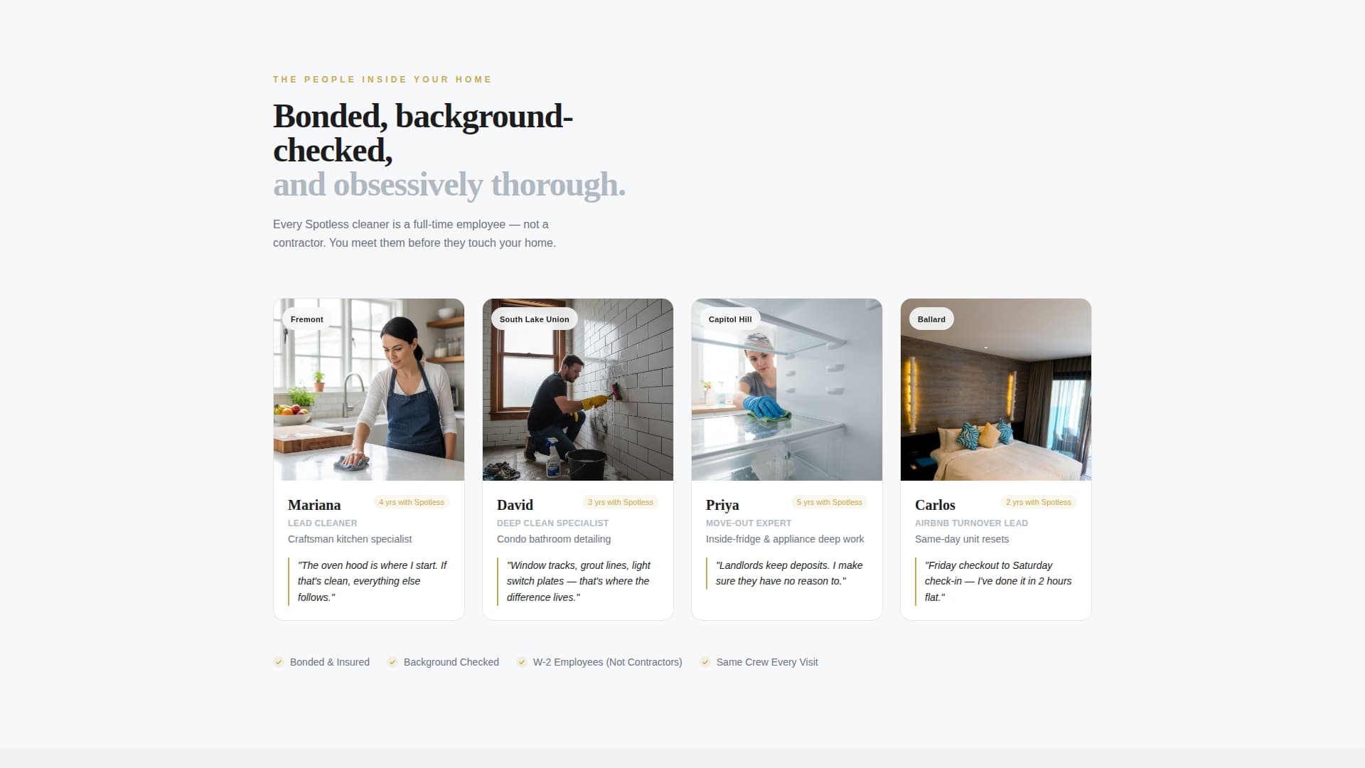 Pristine — Expert Housekeeping Landing Page Template