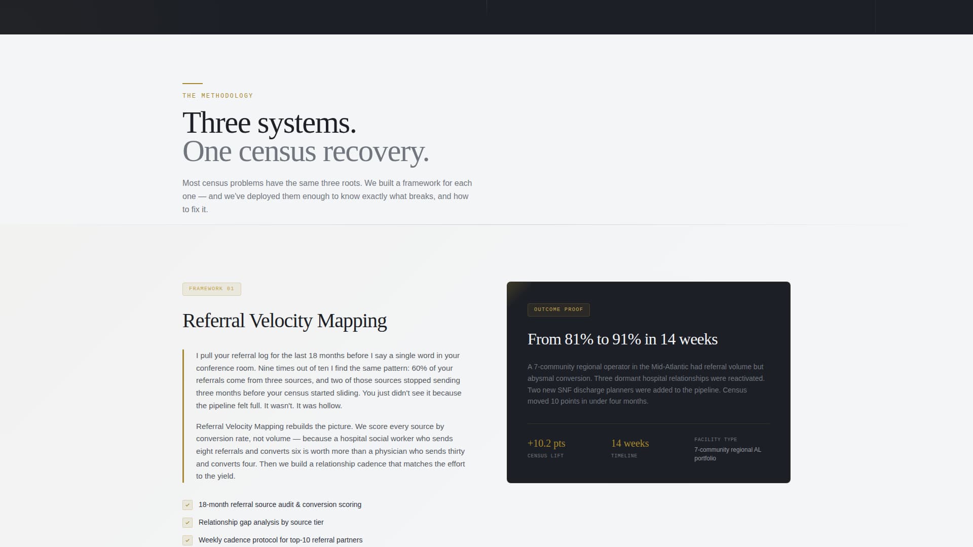 Census - Authoritative Seniorcare Landing Page Template