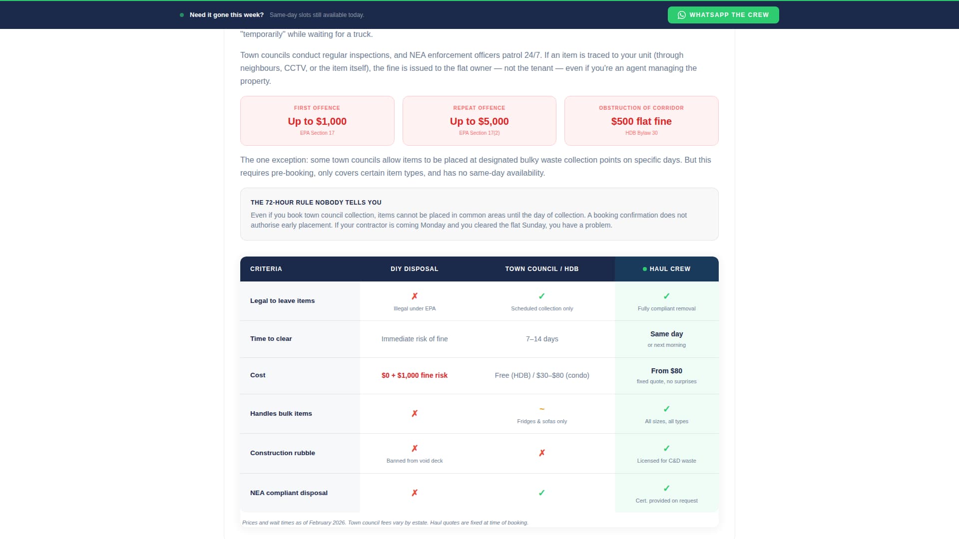 Skip — Fast Junk Disposal Landing Page Template