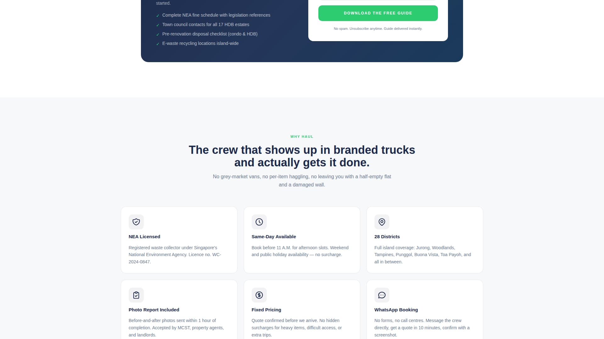 Skip — Fast Junk Disposal Landing Page Template