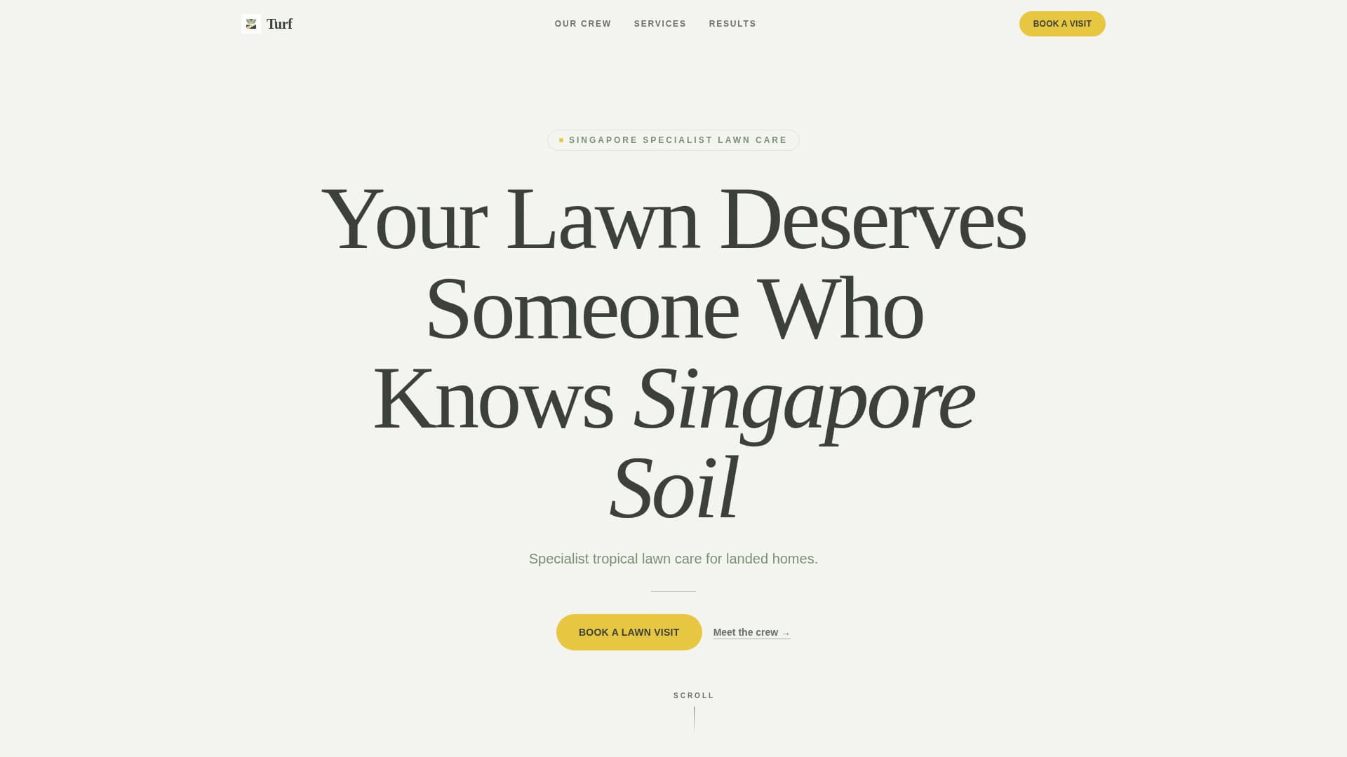 Singapore Local Booking Website Template