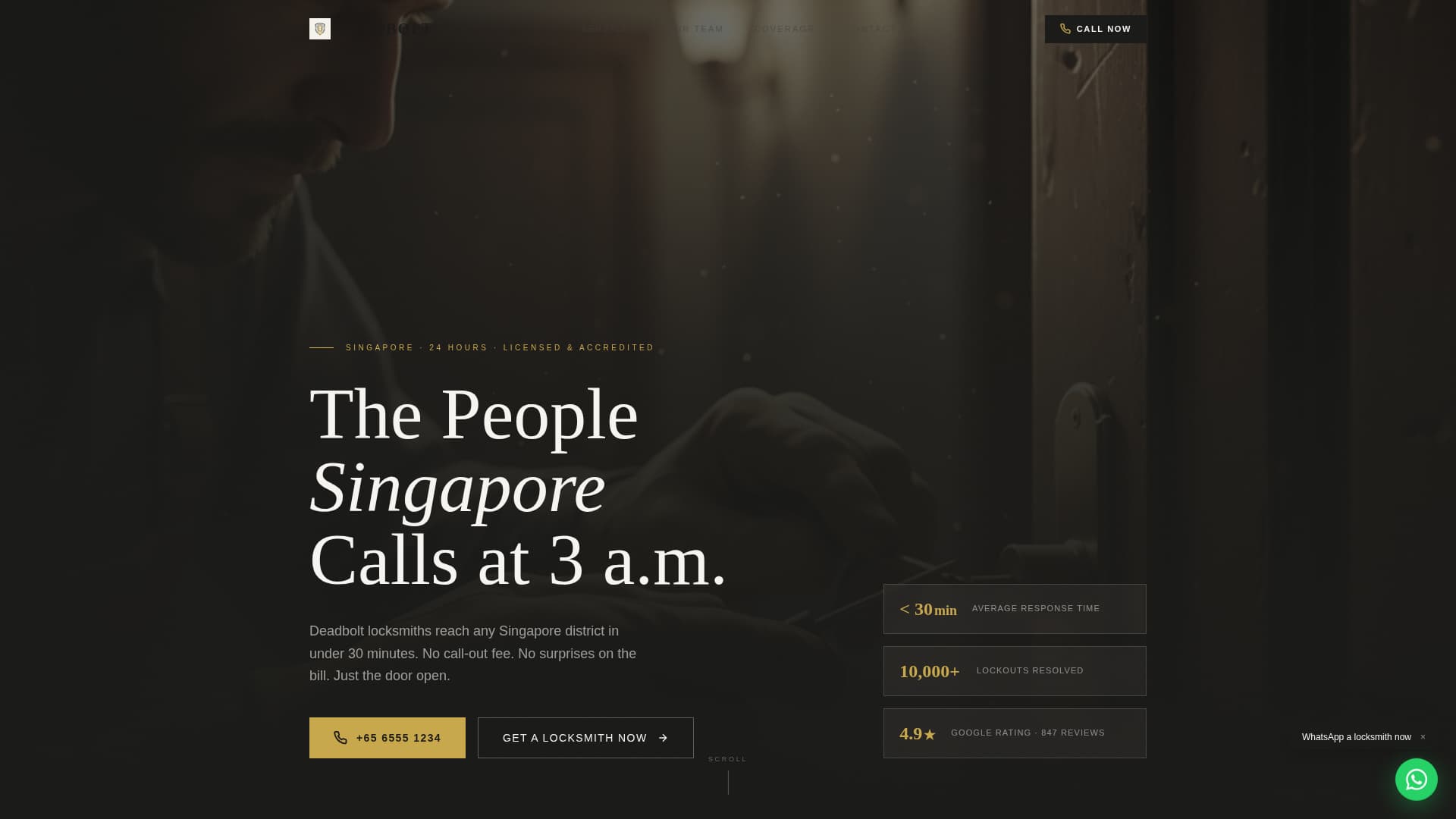 Sentinel — Reliable Security Professional Landing Page Template