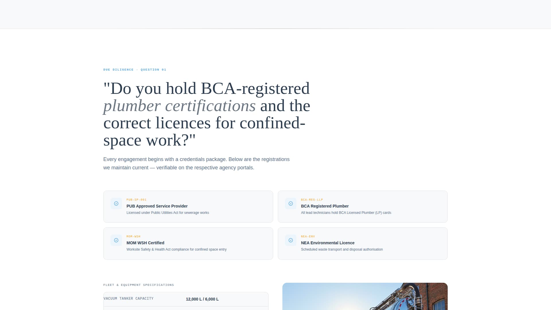 Singapore Local FAQ Website Template