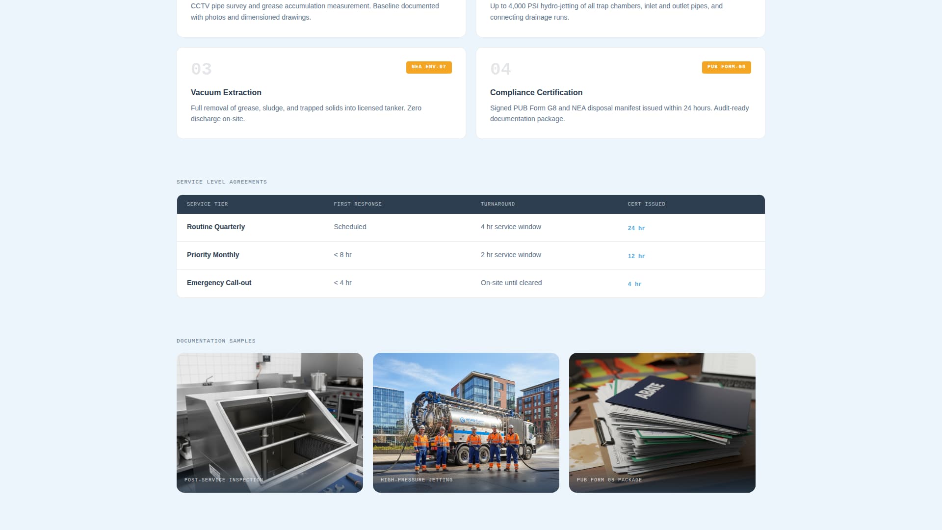 Singapore Local FAQ Website Template