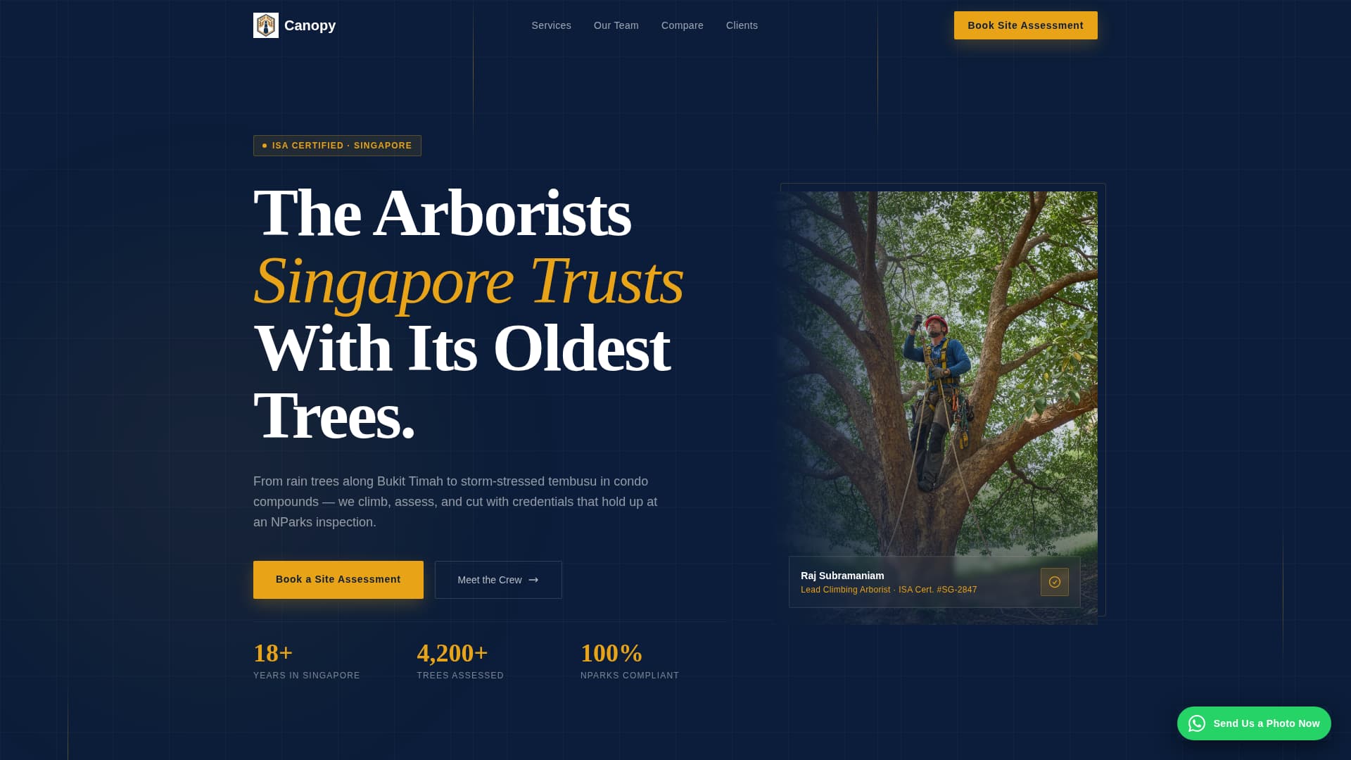 Singapore Local Advanced Booking Website Template