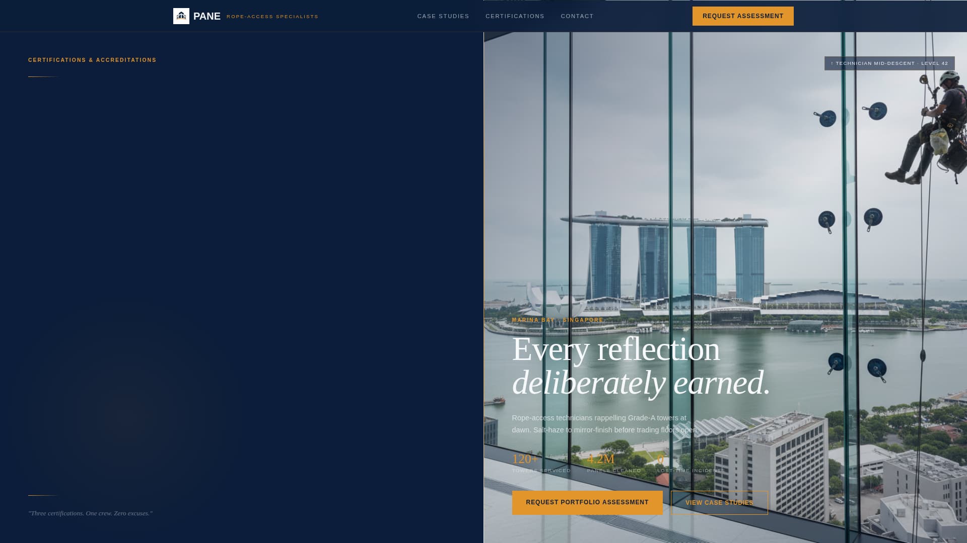 Singapore Local Portfolio Website Template