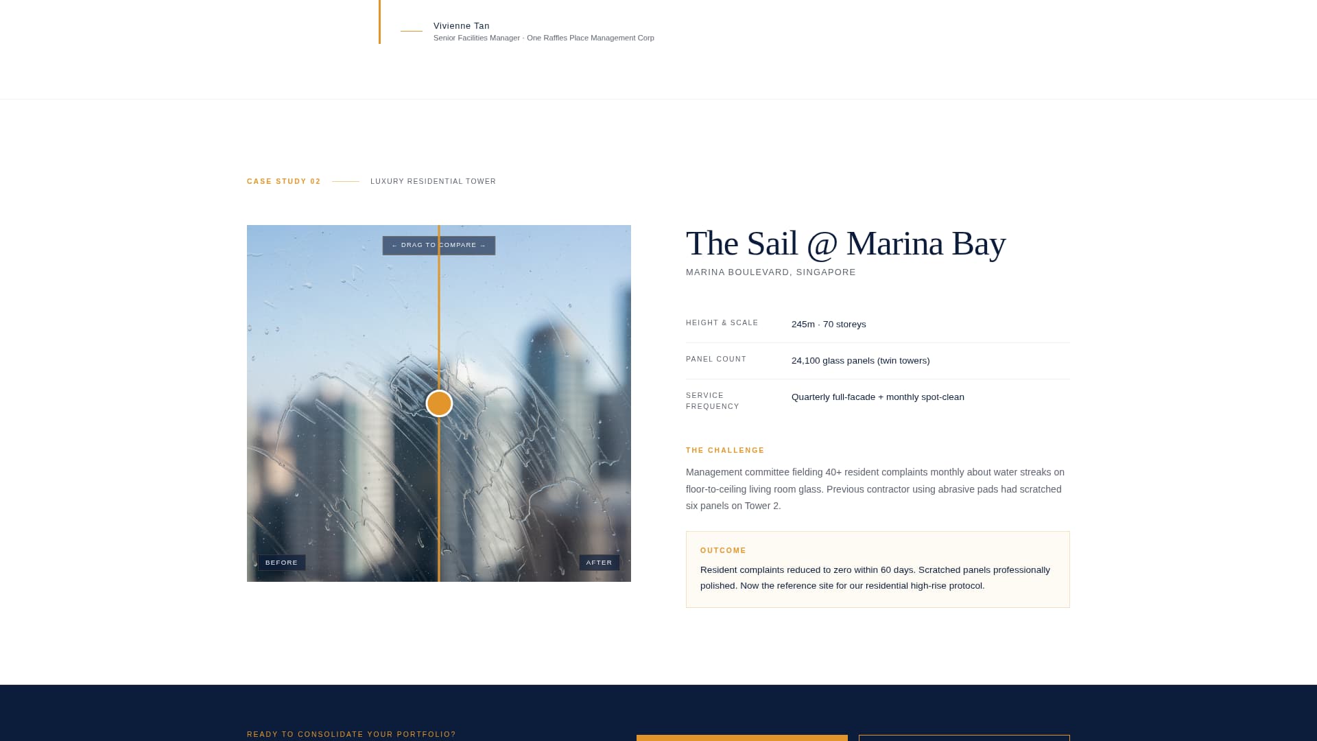 Singapore Local Portfolio Website Template