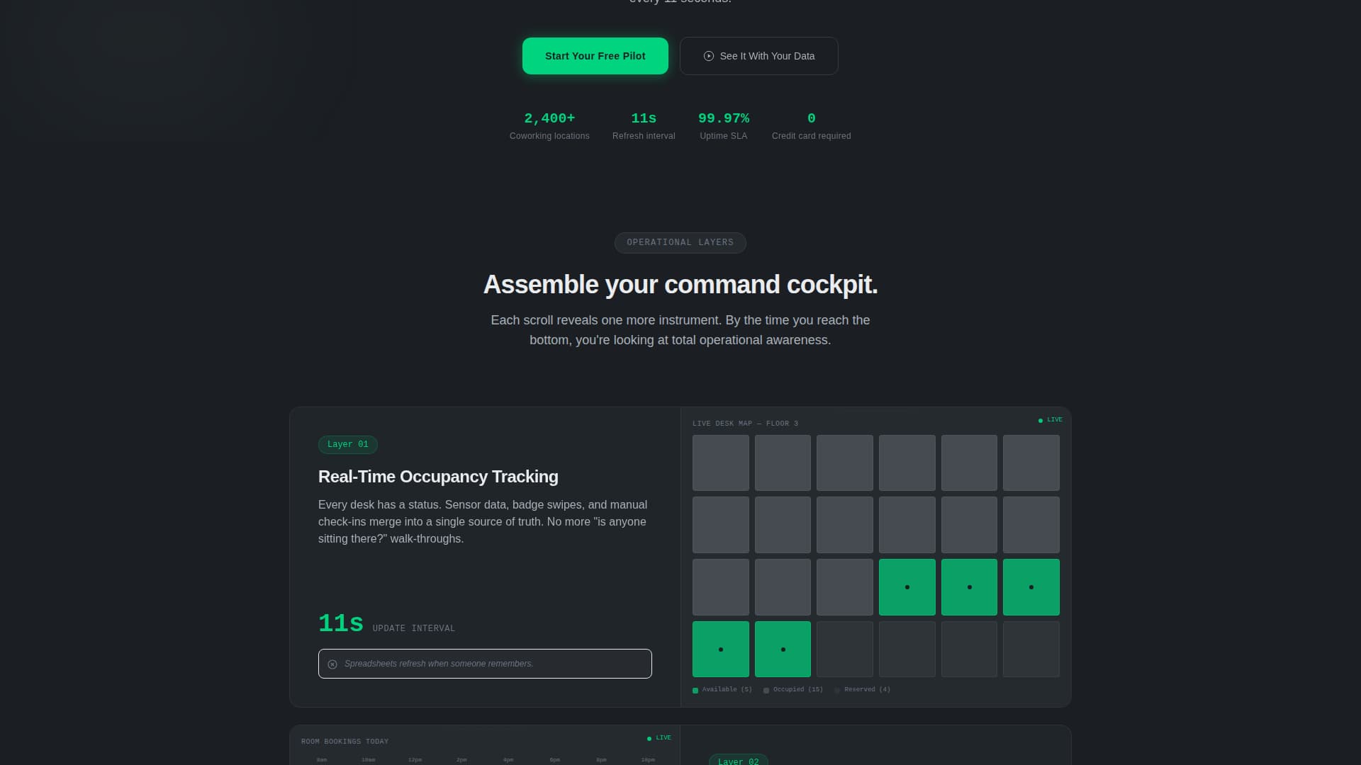 Command - Powerful Coworking Landing Page Template