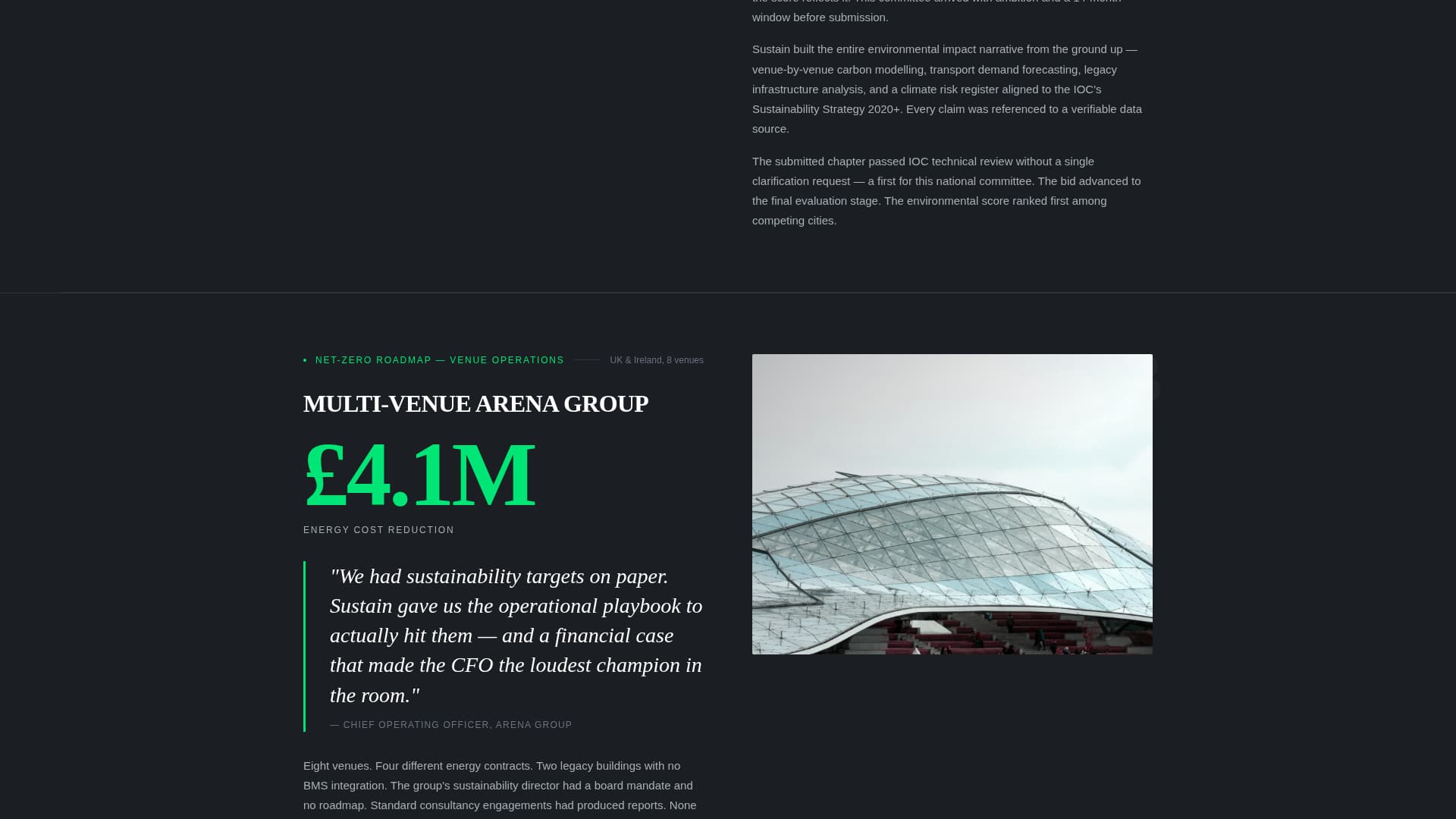 Sustain - Authoritative Sportsconsulting Landing Page Template