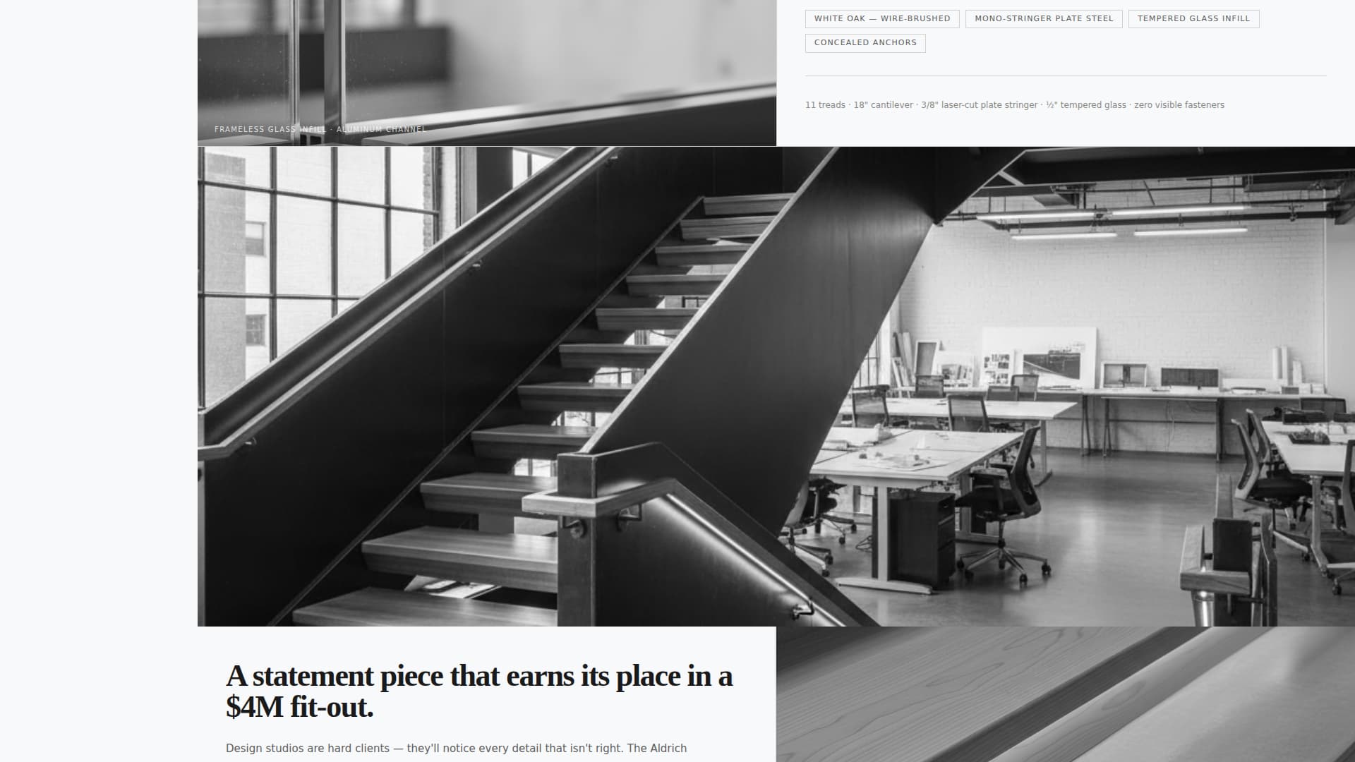 Stair Builder Business Blog Website Template