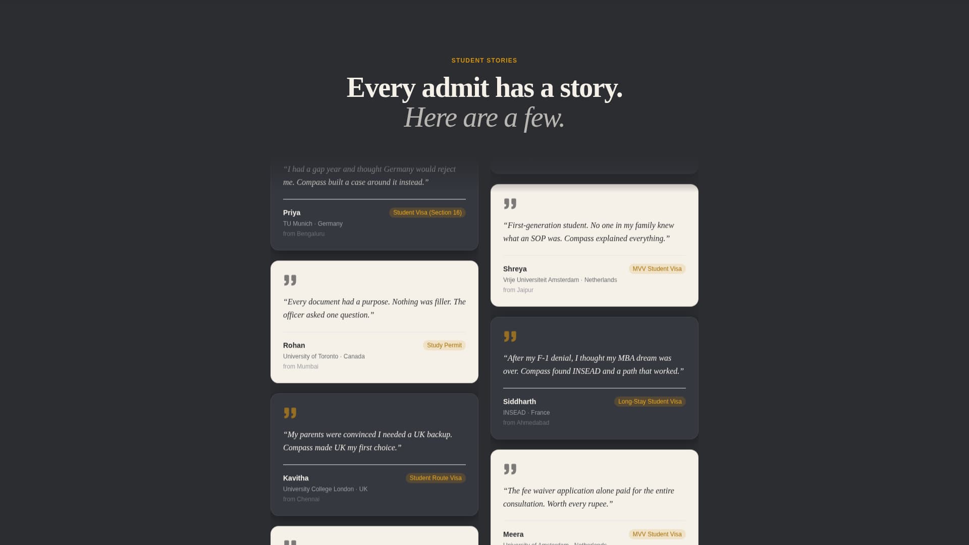 Compass - Authoritative Studyabroad Landing Page Template