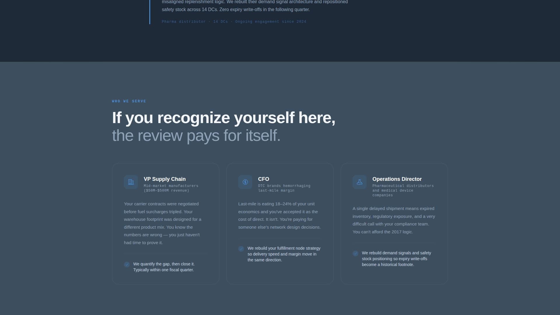 Chainlogic - Precision Logistics Landing Page Template