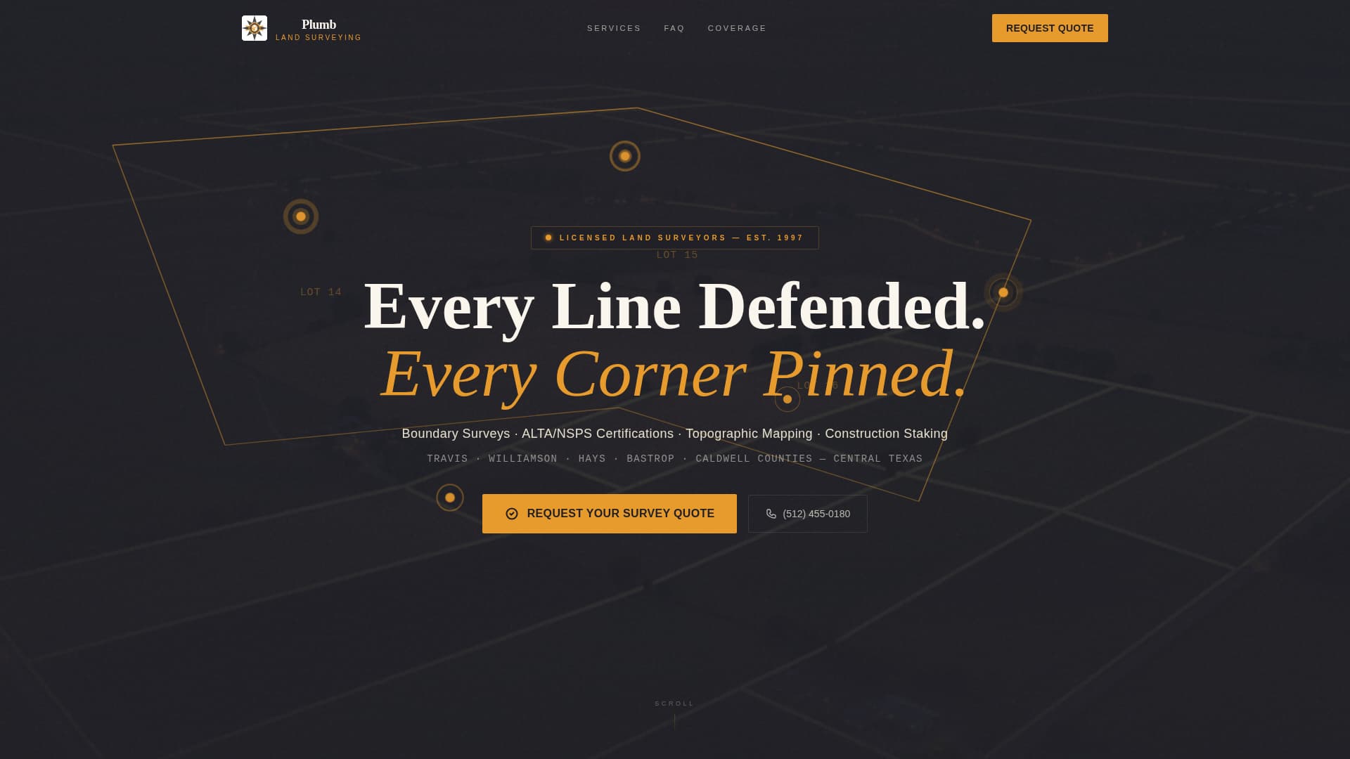 Surveyor Professional Website Template