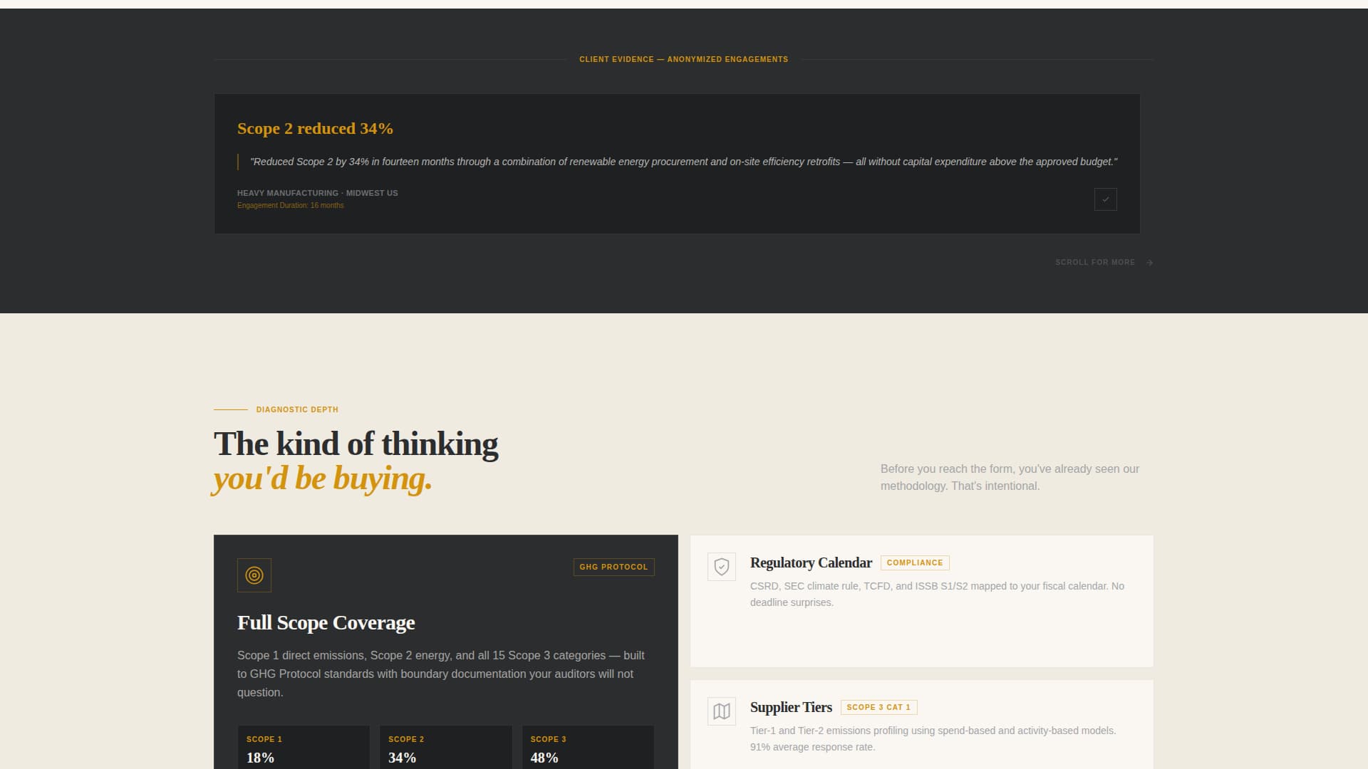 Consulting & Advisory Professional Website Template