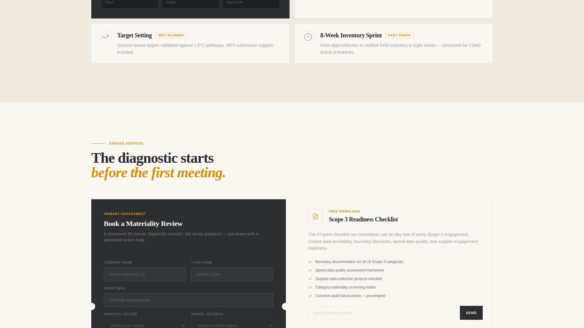 Consulting & Advisory Professional Website Template