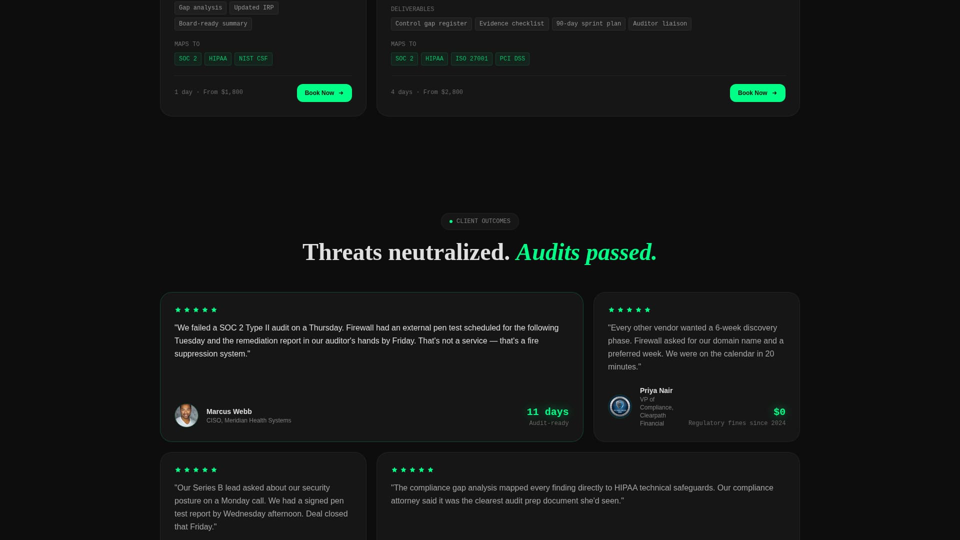 Firewall - Powerful Cybersecurity Landing Page Template