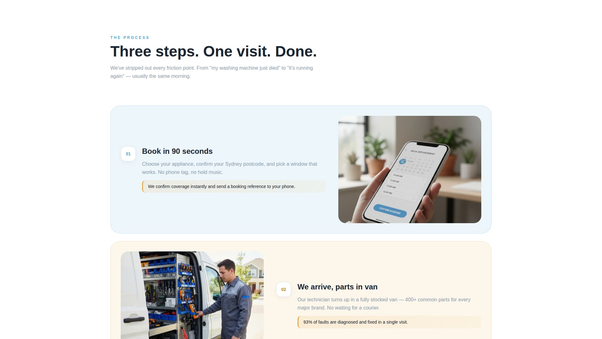 Repair — Certified Appliance Technician Landing Page Template