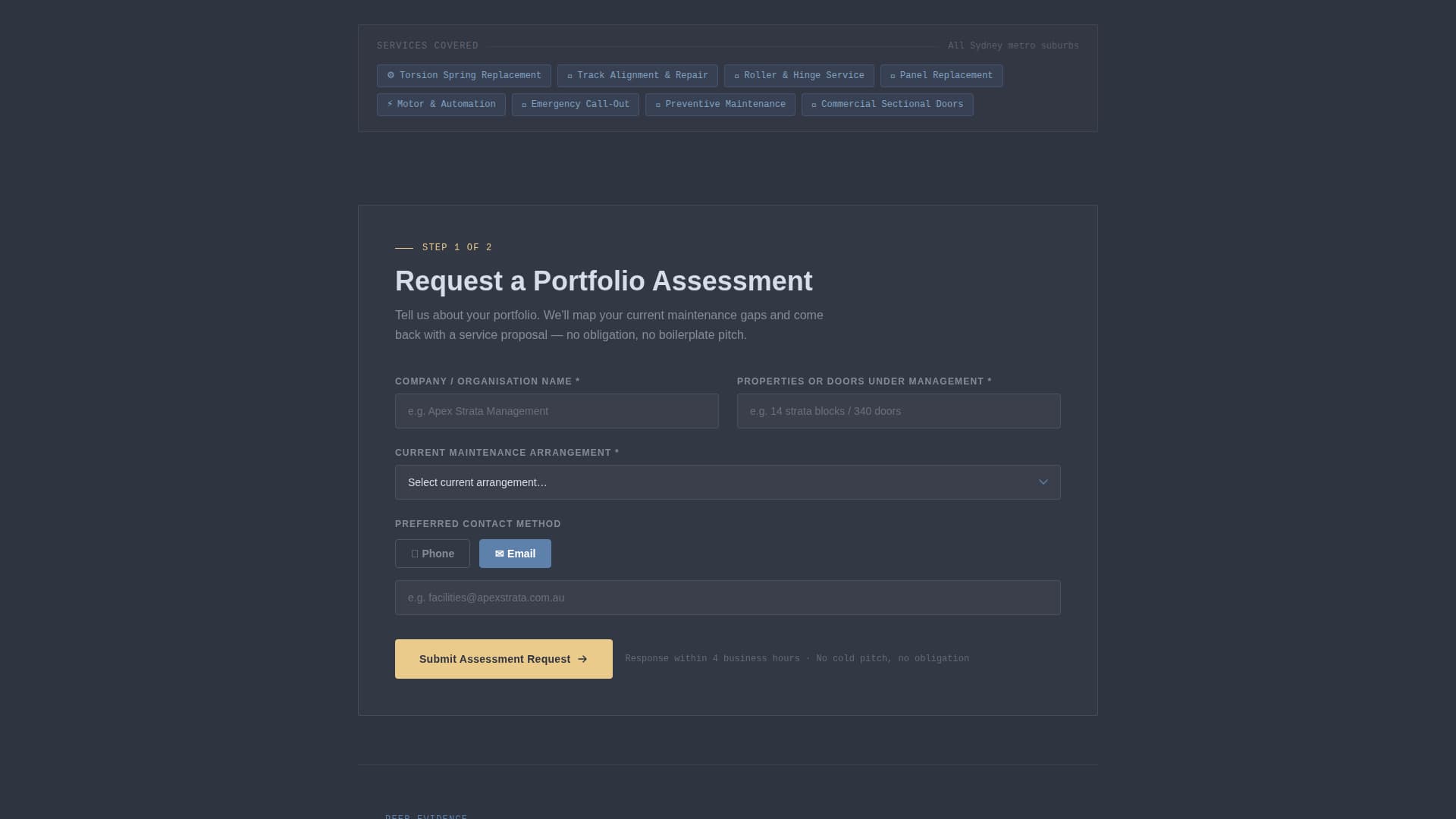 Liftgate - Reliable Garagedoor Landing Page Template