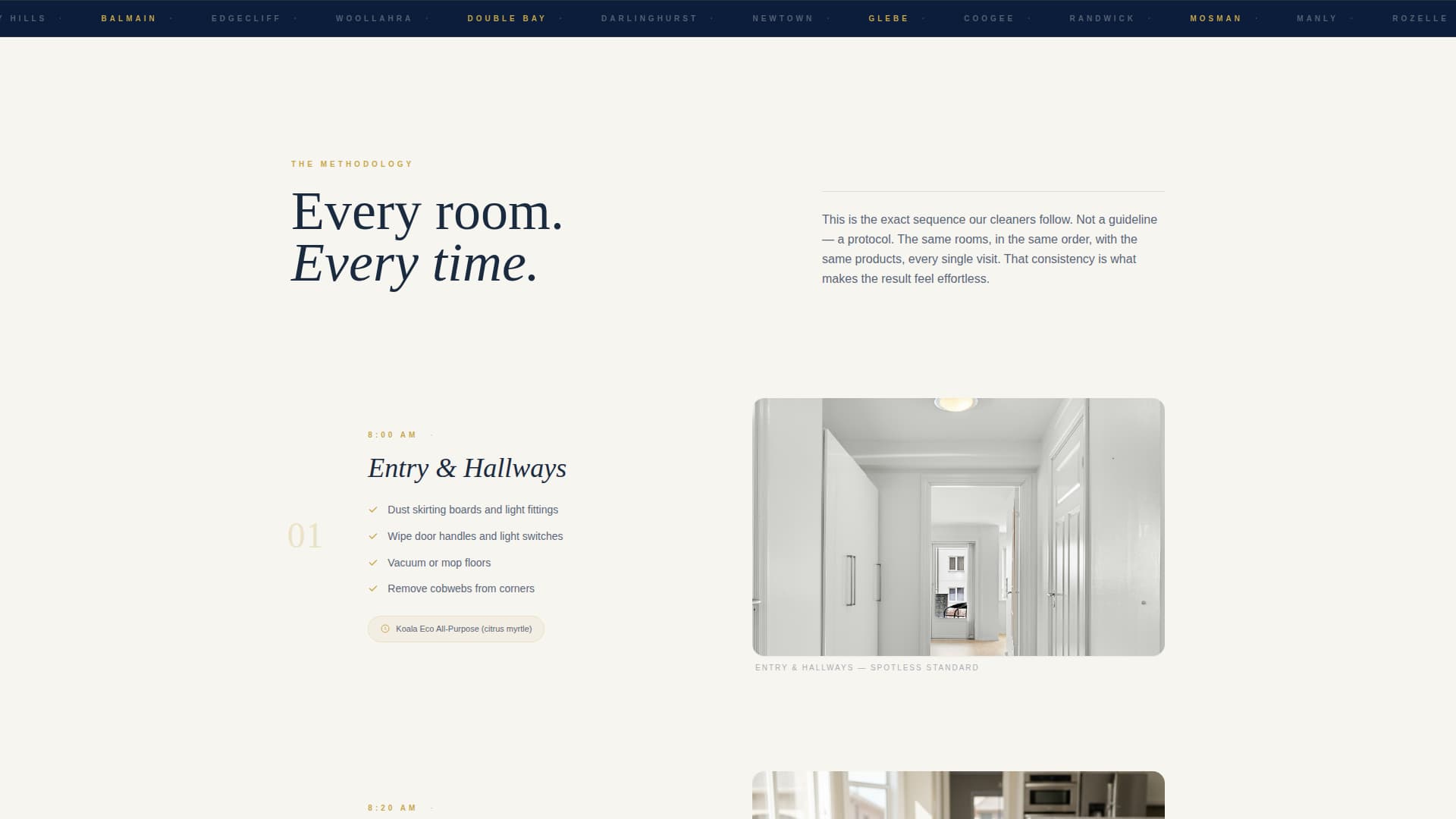 Shine — Certified Commercial Cleaning Landing Page Template