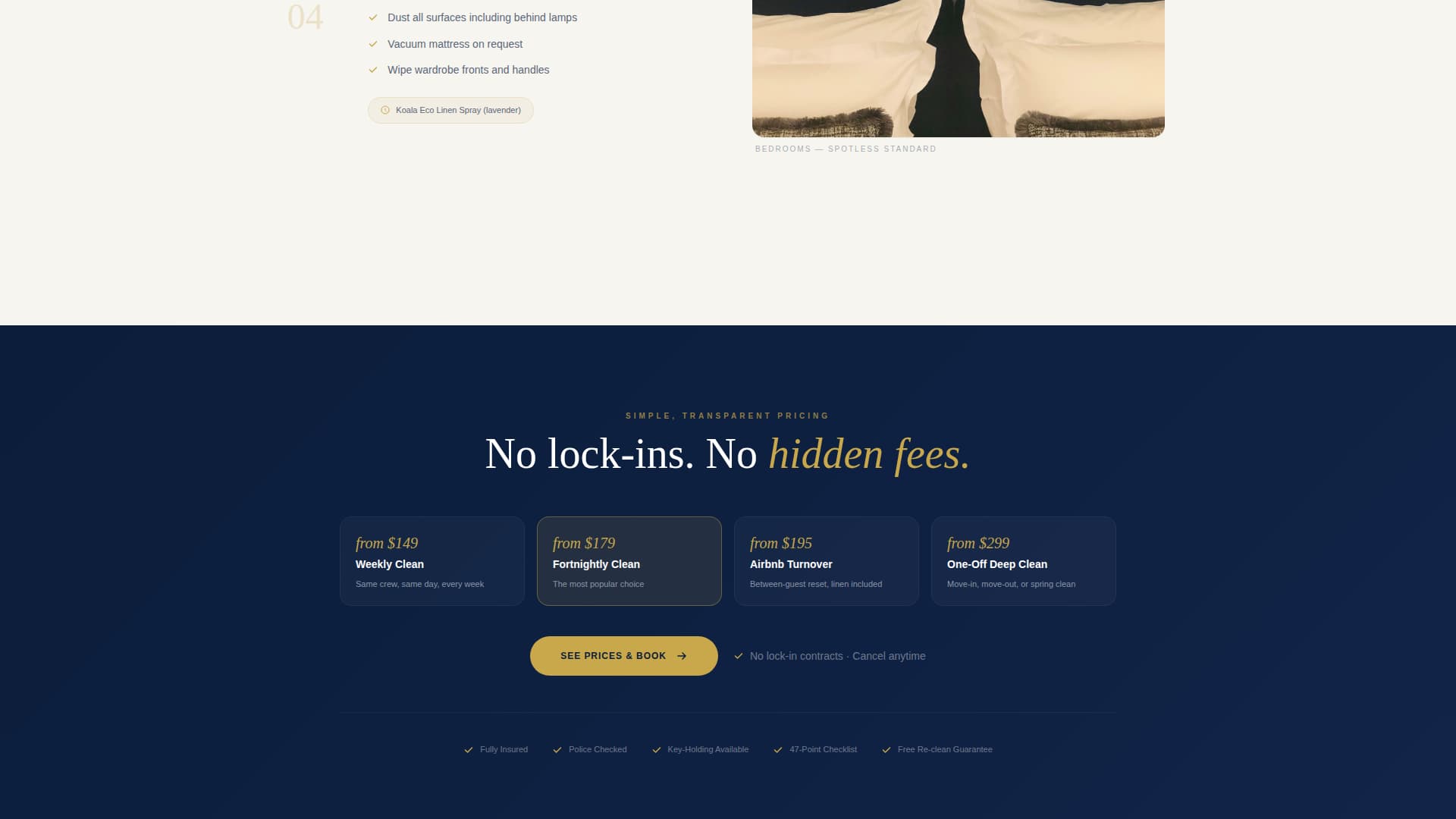 Shine — Certified Commercial Cleaning Landing Page Template