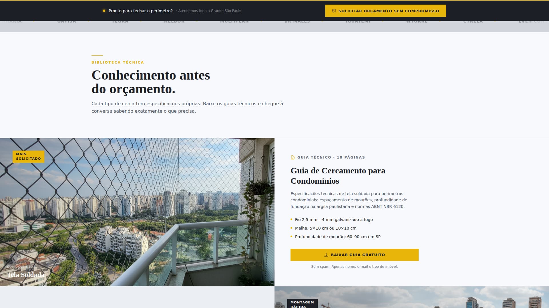 Cerca - Trusted Fencing Landing Page Template