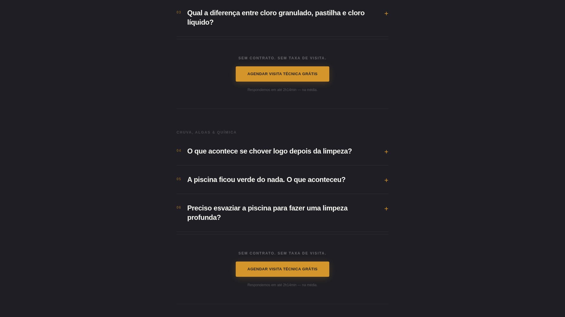 Cloro - Executive Poolcleaning Landing Page Template