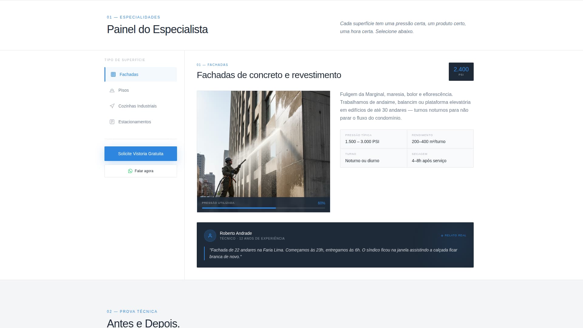 Jato - Precision Hydrojetting Landing Page Template
