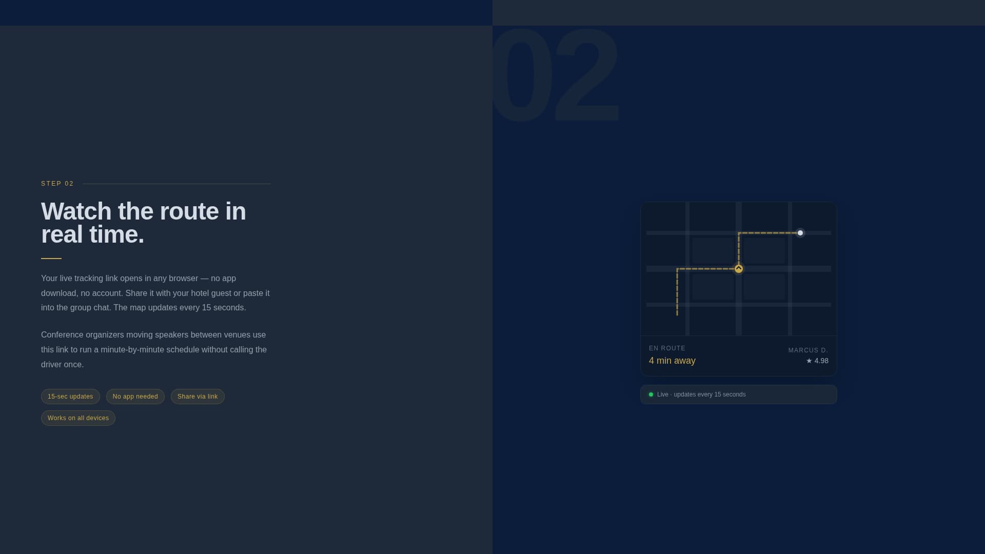 Dispatch - Professional Rideshare Landing Page Template